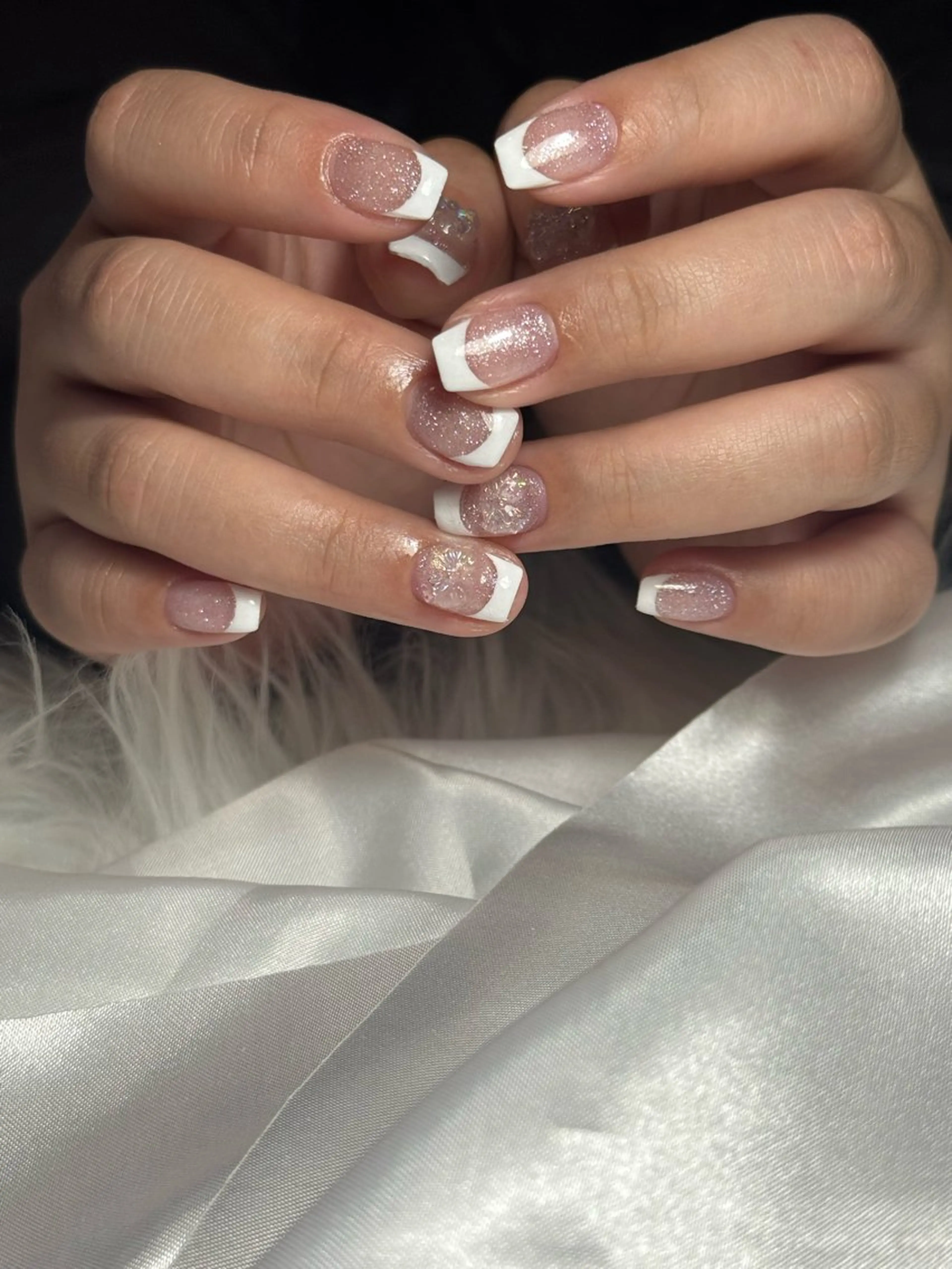 ネイル フレンチネイル BRAIDZY HOUSE.hair studio所属・吉野 はるかのネイルデザイン