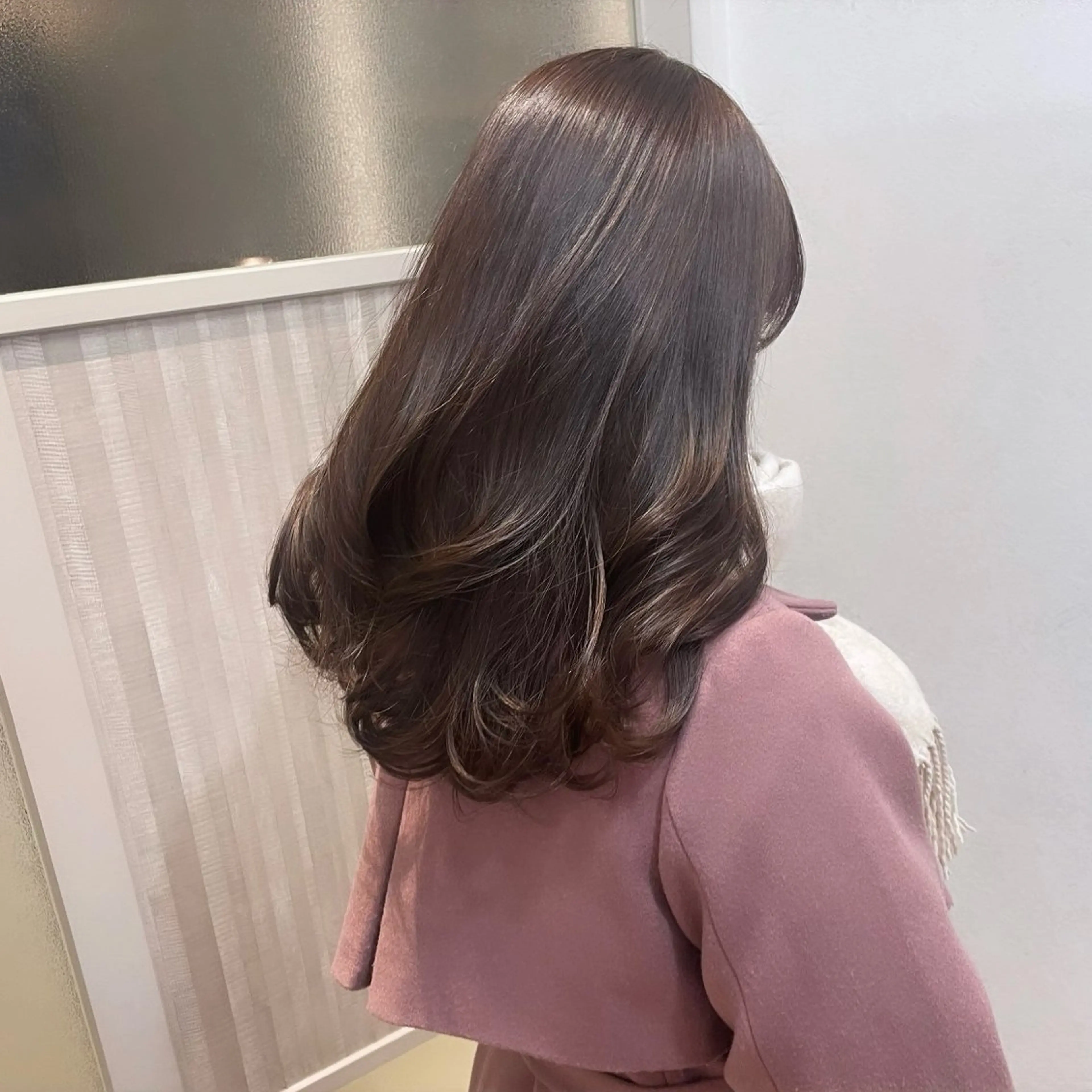 ロング カラー カット ヘアカラー トリートメント 【完全個室】髪質改善 暖色カラー/山崎唯奈のヘアスタイル