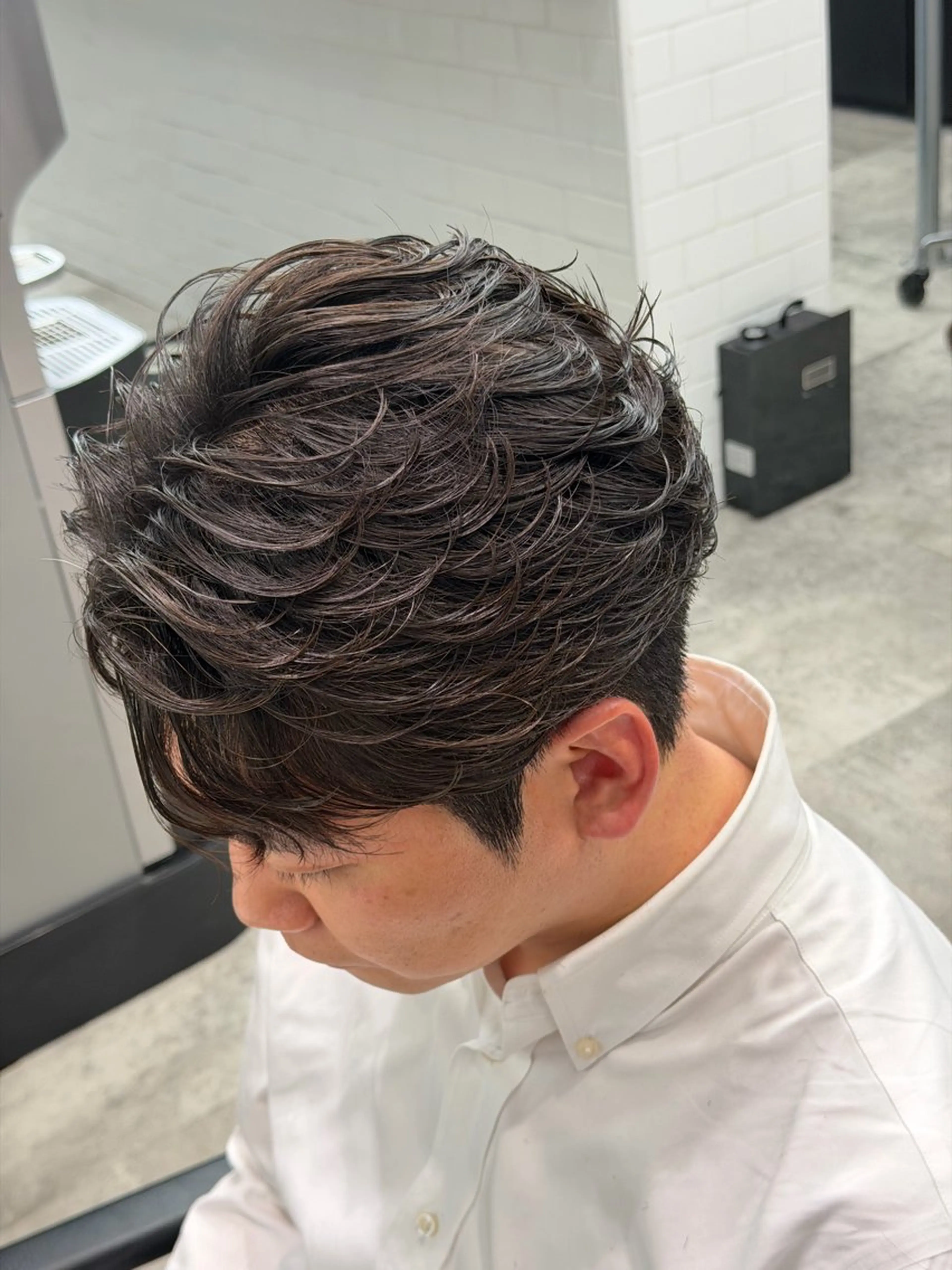 🪽新規様【メンズのみ❤️】カット+フェザーパーマの写真