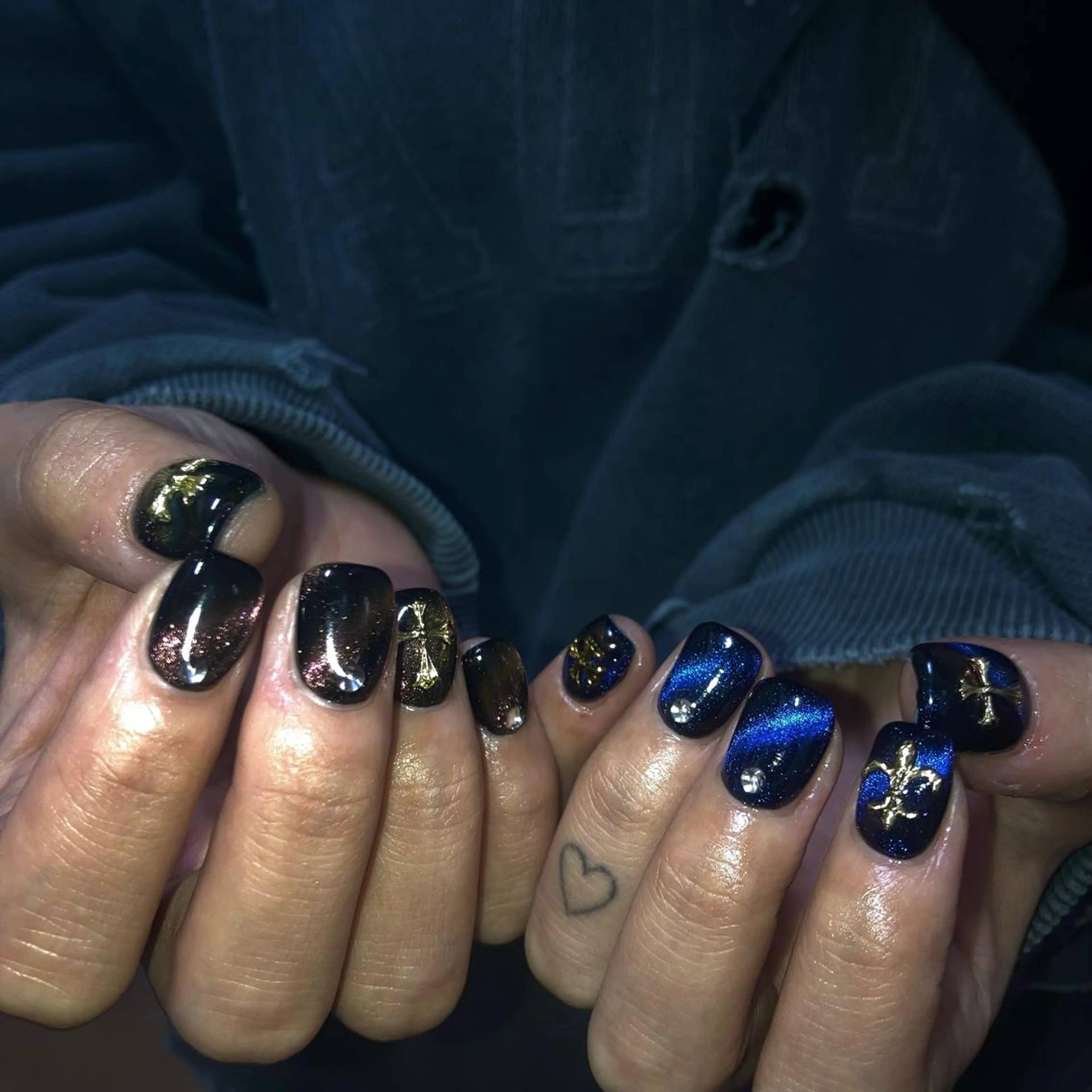 ネイル ハンドネイル フットネイル kana/モード ・グランジ໒꒱のネイルデザイン