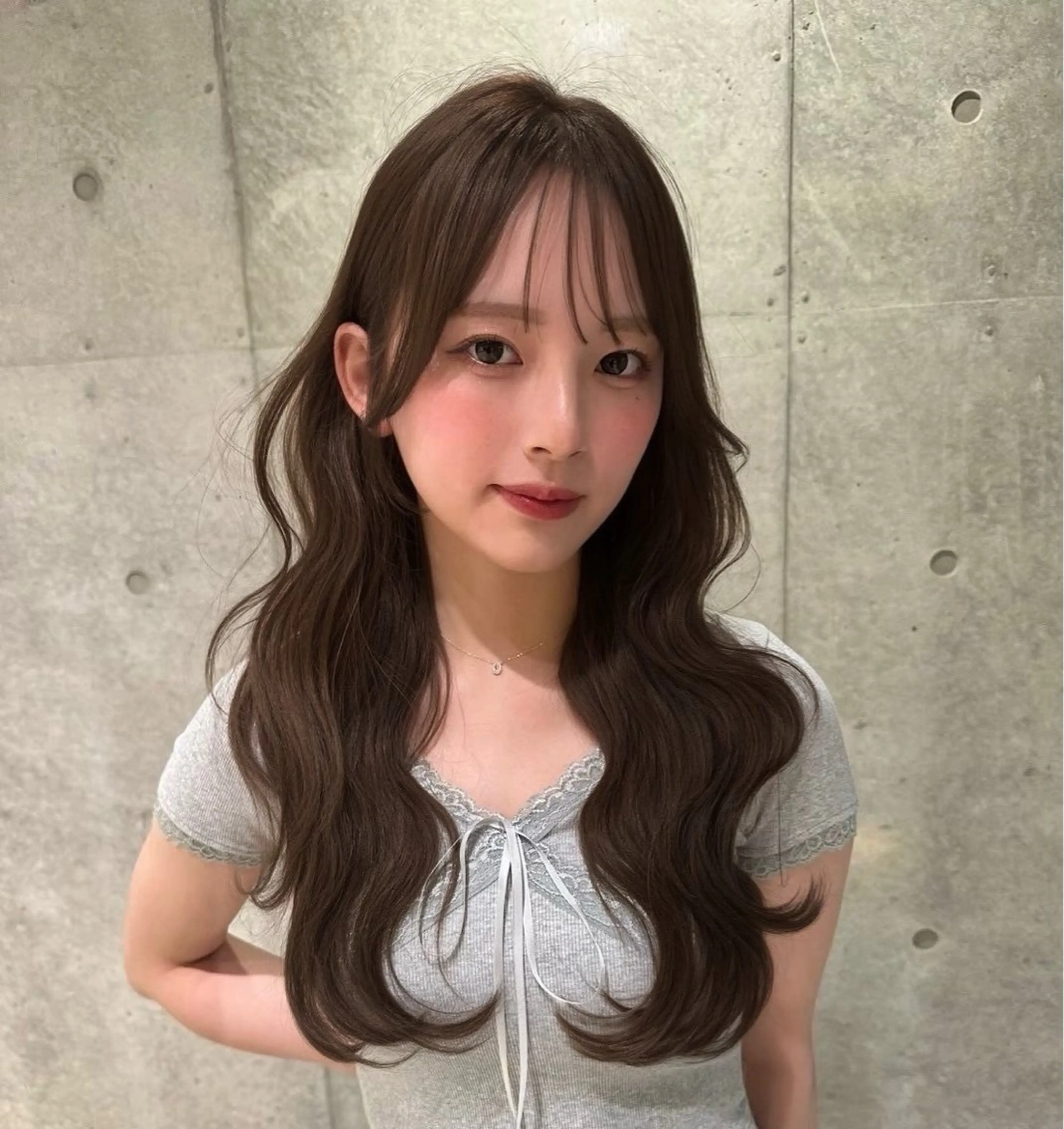 ロング レイヤーカット カット ヘアカラー 🎀透明感ブラウ ンshizuka🎀のヘアスタイル