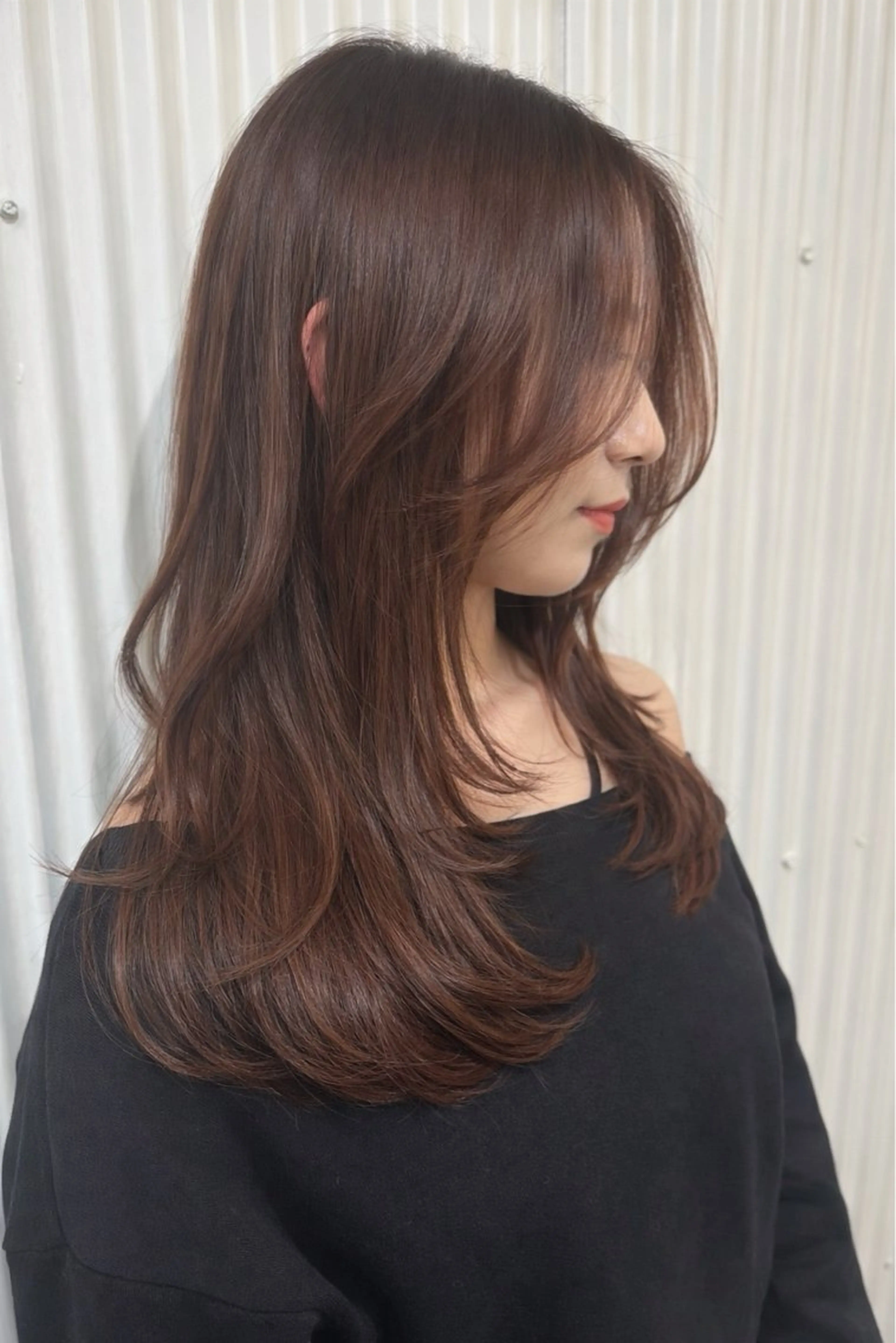 韓国風コテ巻きセット(シャンプーなし)の写真