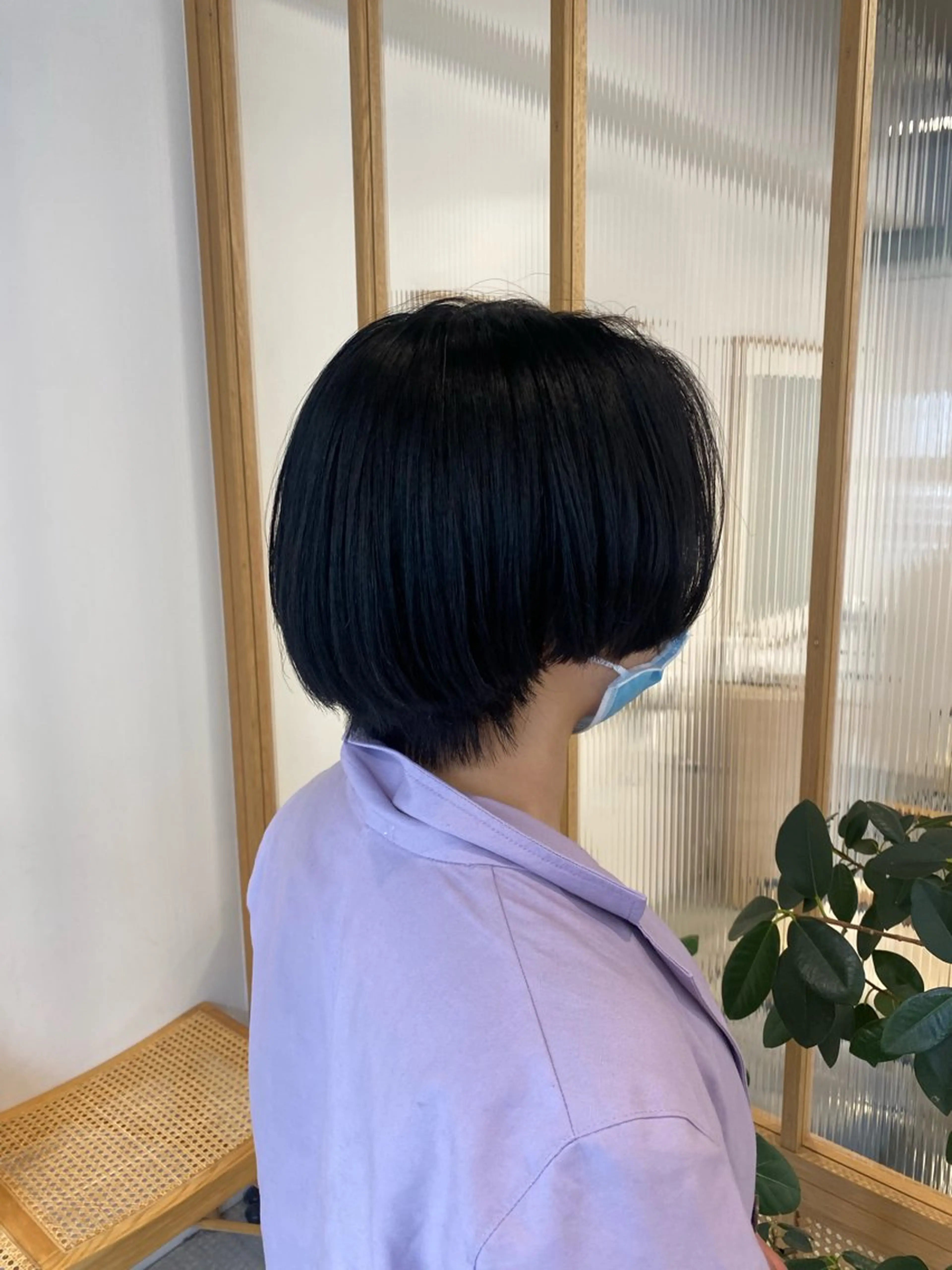 ショート ショート/ボブ/顔周 りレイヤー/RINAのヘアスタイル