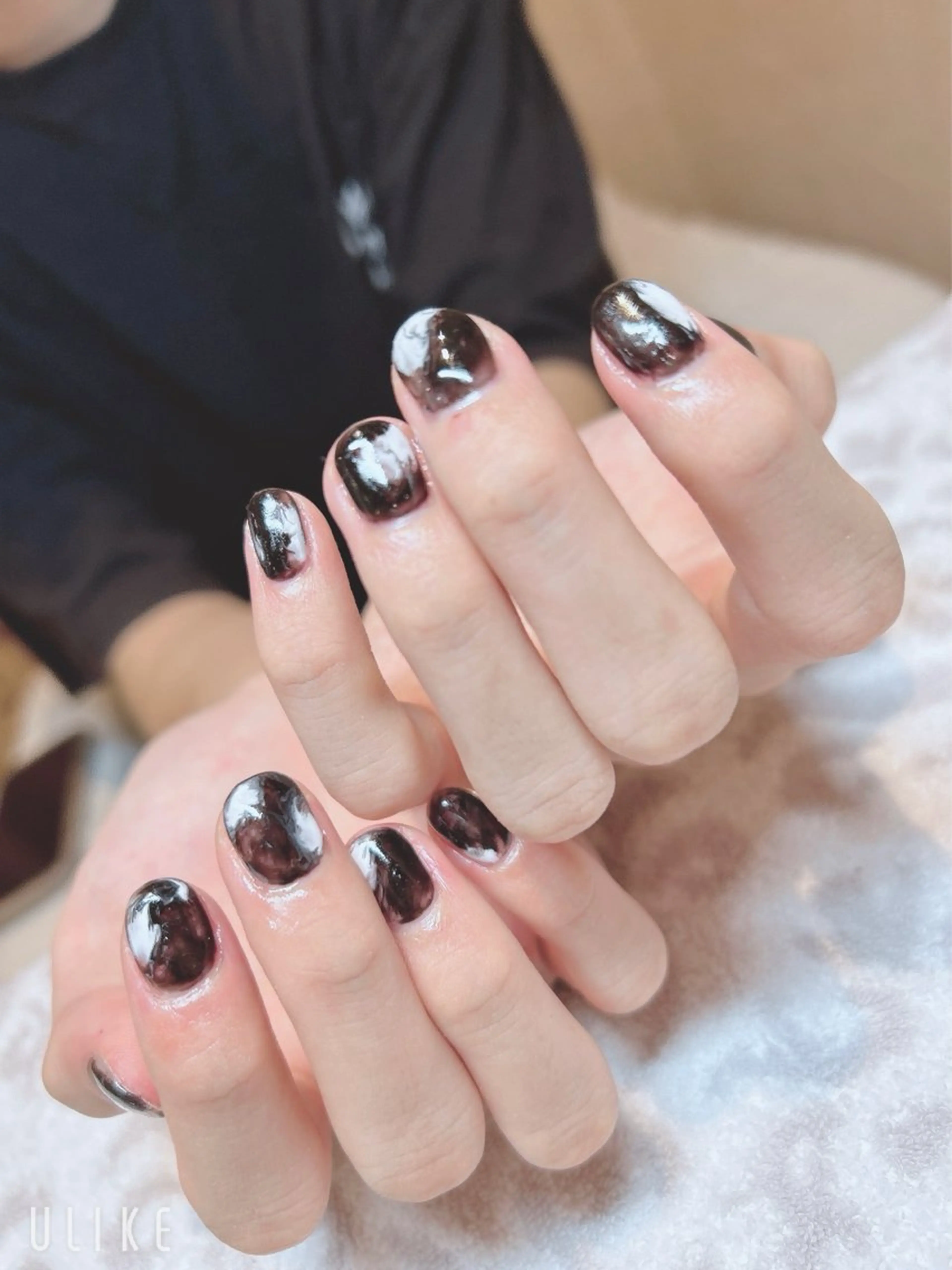 ネイル アートネイル キラキラネイル メンズネイル ニュアンスネイル ホワイト takamin._.nail所属・オーダーメイド専門 takamiのネイルデザイン