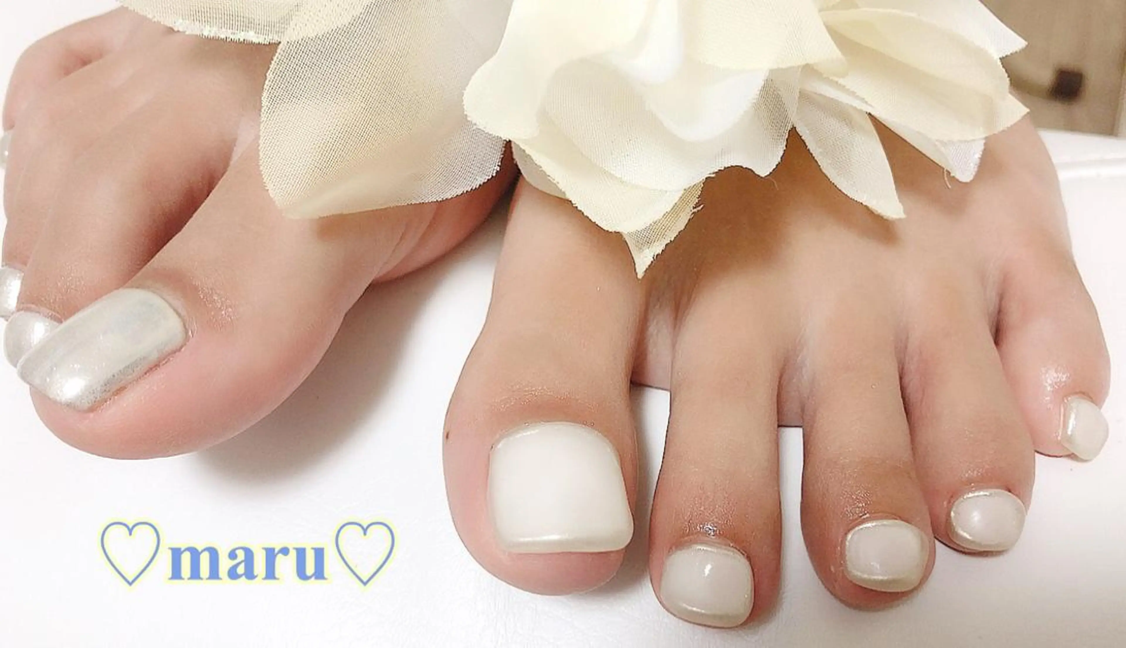 ネイル ハンドネイル フットネイル まるみ ♡のネイルデザイン