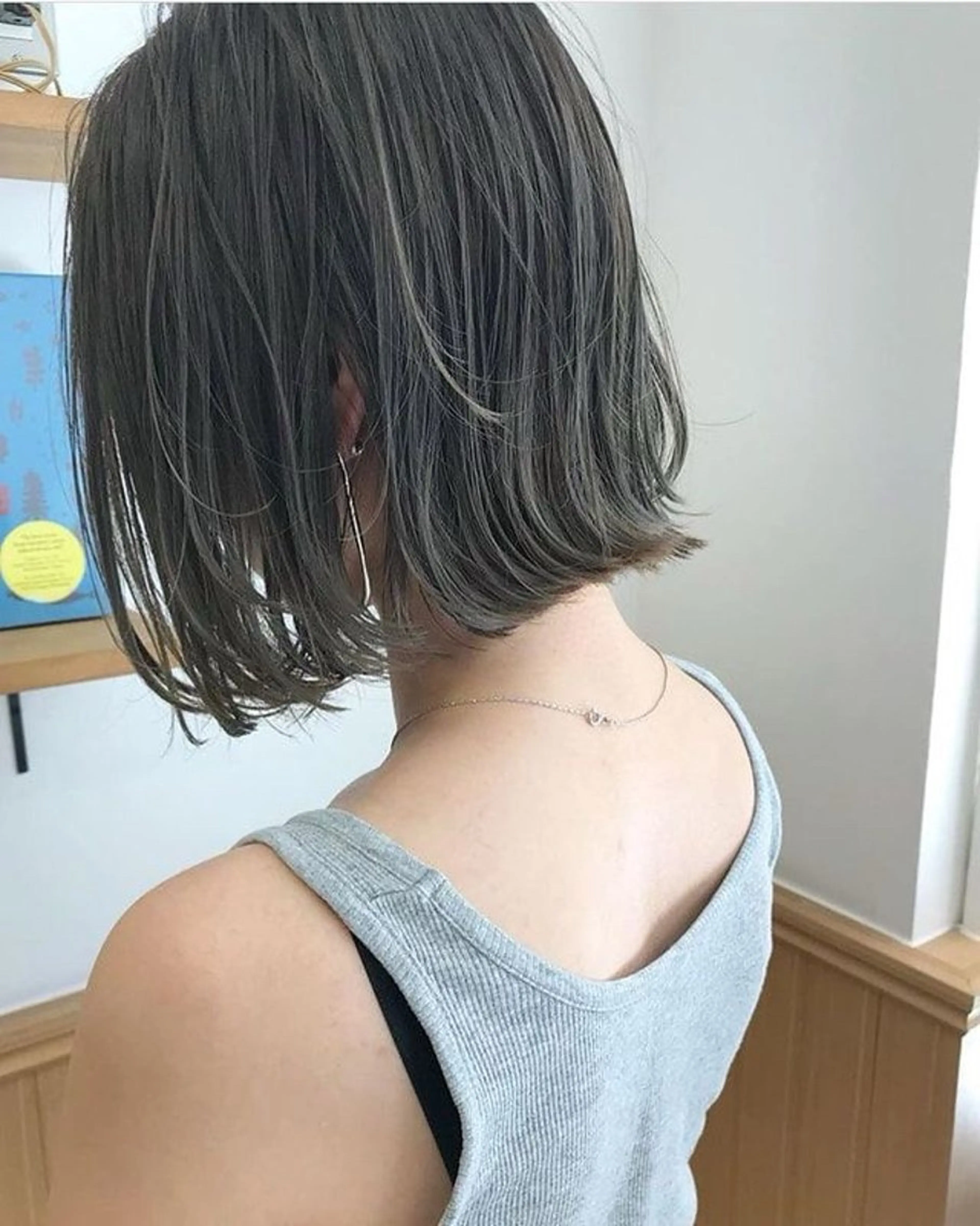 ショート ハイライト 山口生真 ✂︎小顔矯正カットのヘアスタイル