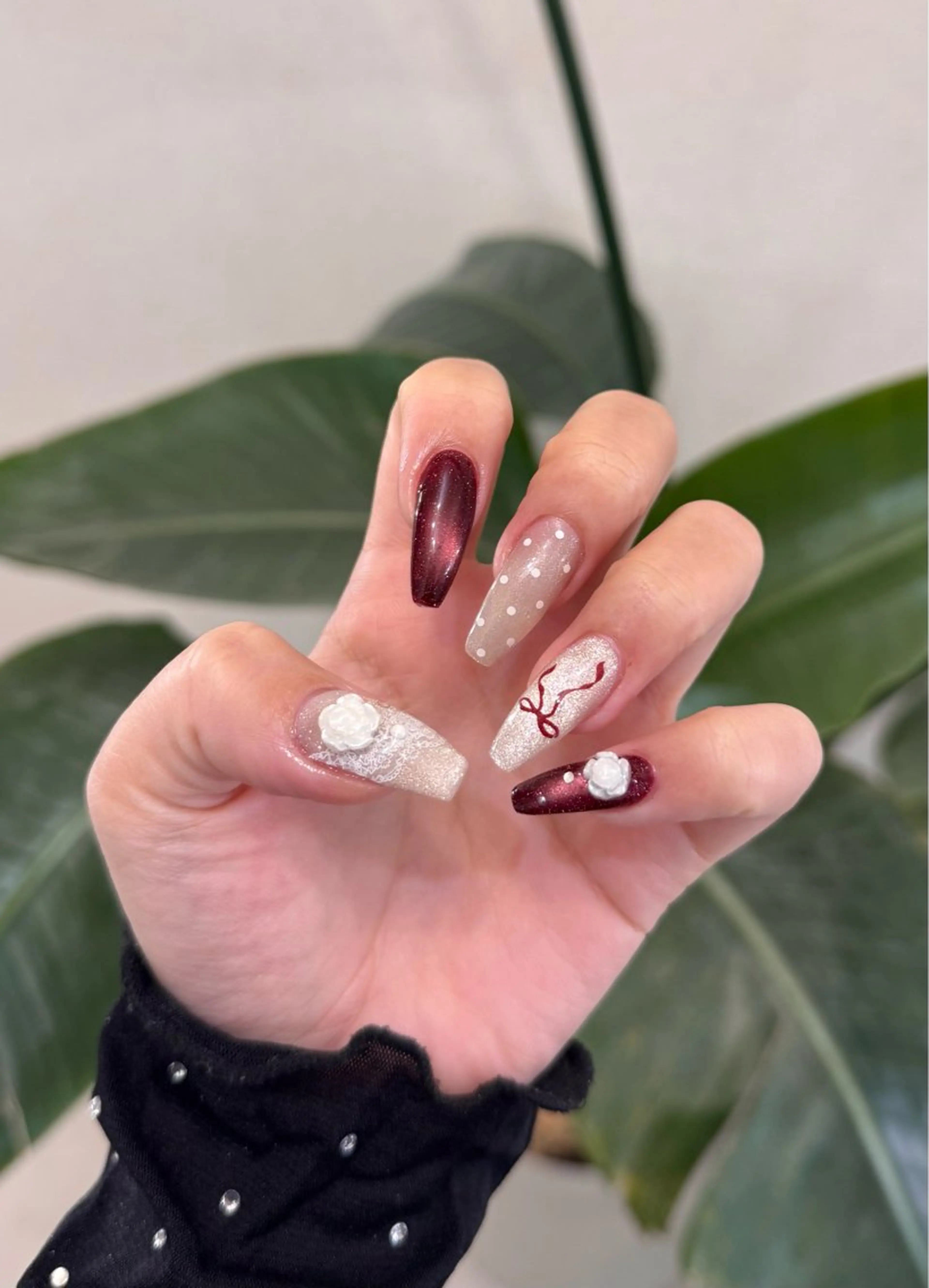 ネイル 冬ネイル クリスマス ハンドネイル Nail Salon enn所属・🫧RISA🫧 énn |四条烏丸のネイルデザイン