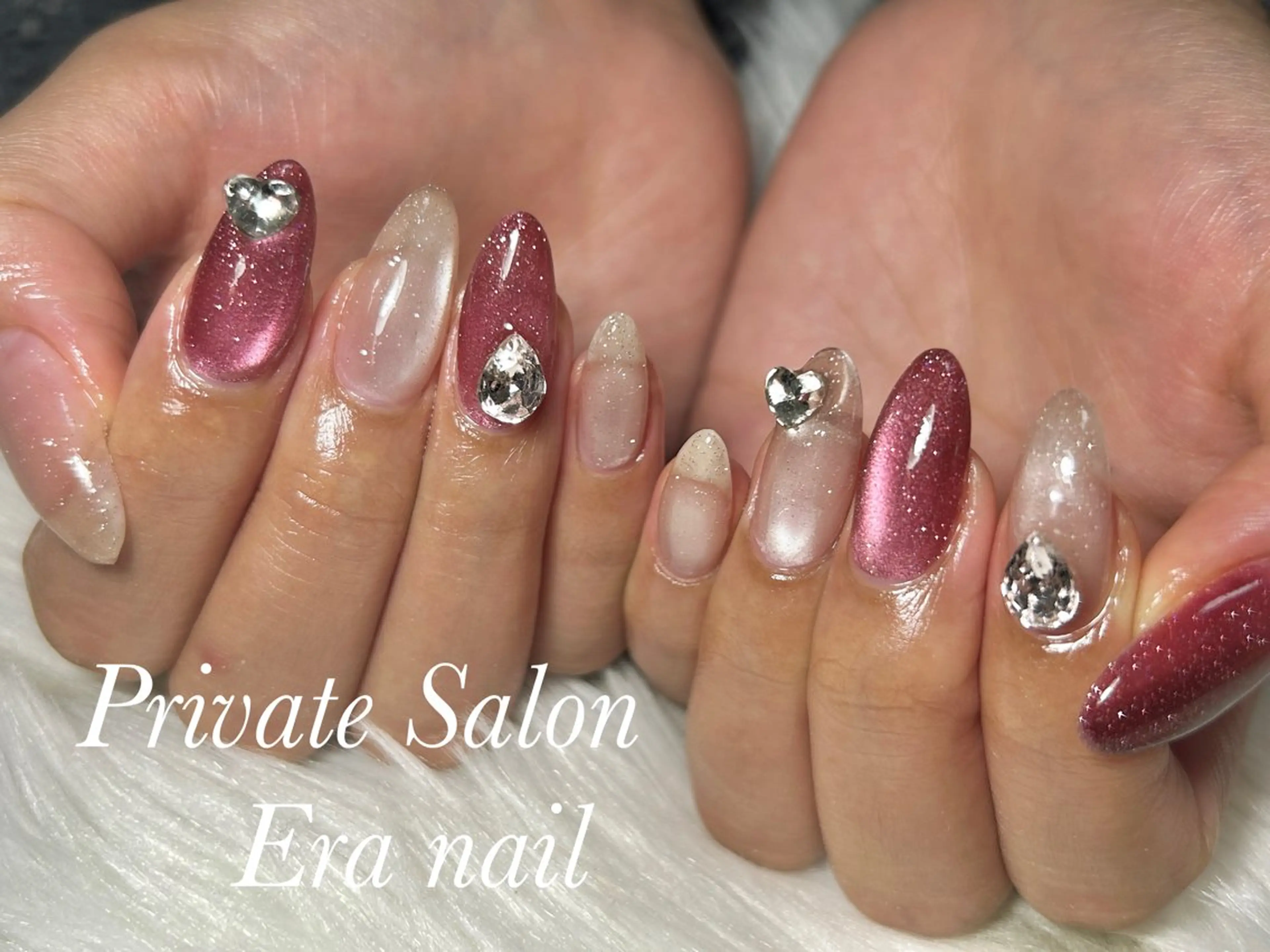 ネイル マグネットネイル ハンドネイル Era nailのネイルデザイン