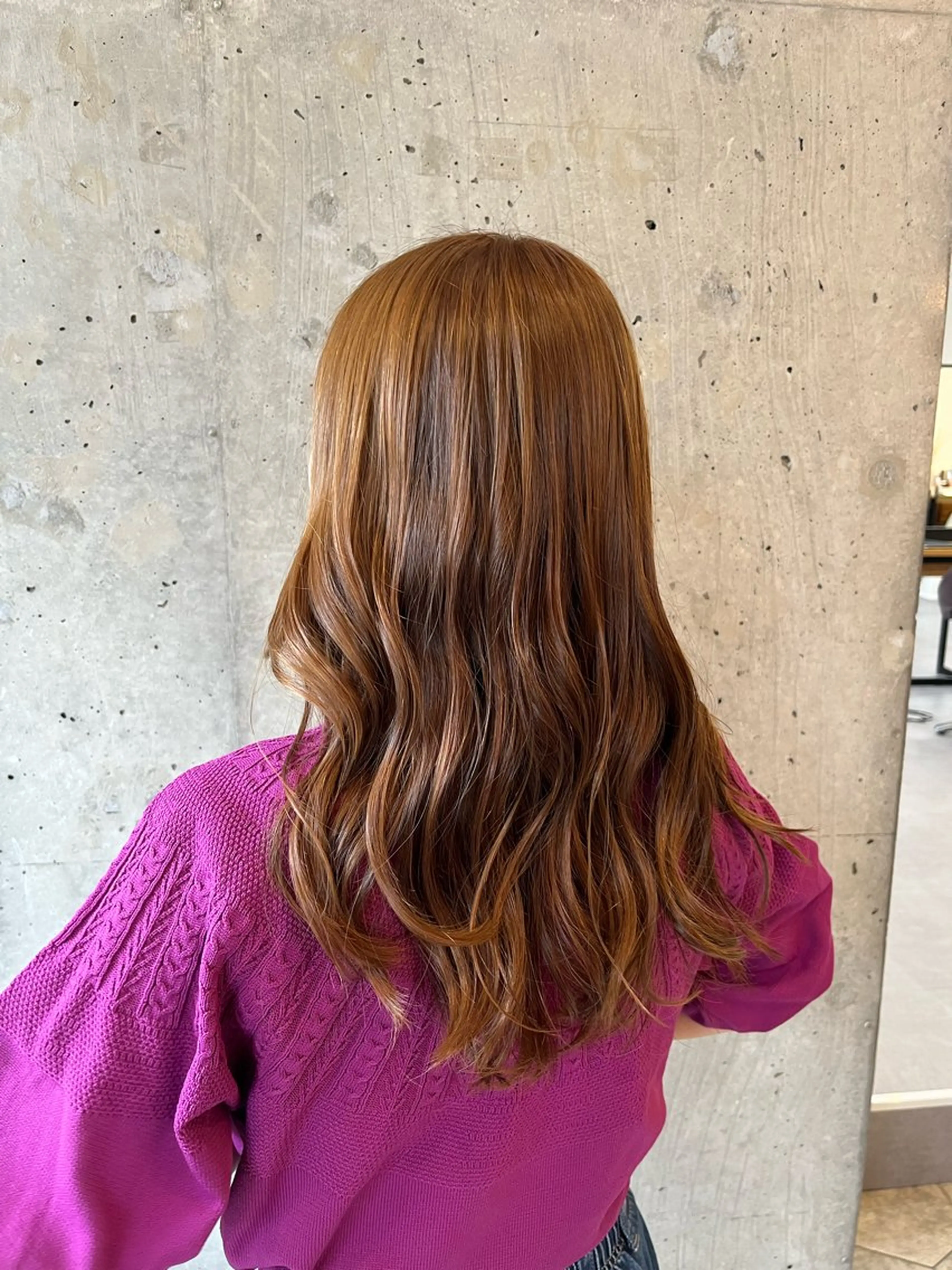 ロング カラー ブラウンカラー ヘアカラー serein【セレイン】所属・中俣 愛梨のヘアスタイル