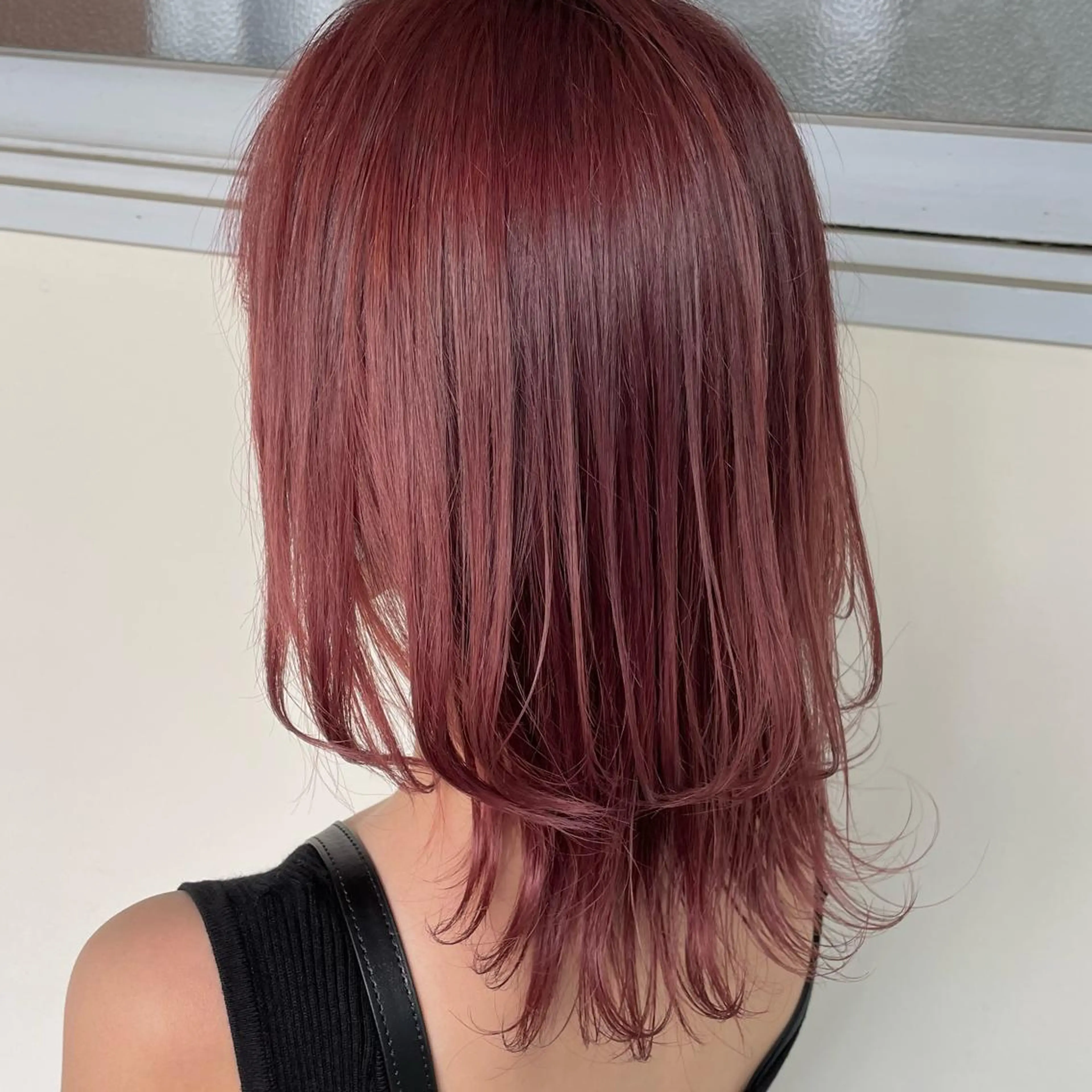 セミロング カラー ヘアアレンジ カット ヘアカラー トリートメント maoブリーチ無し 似合わせカラーのヘアスタイル