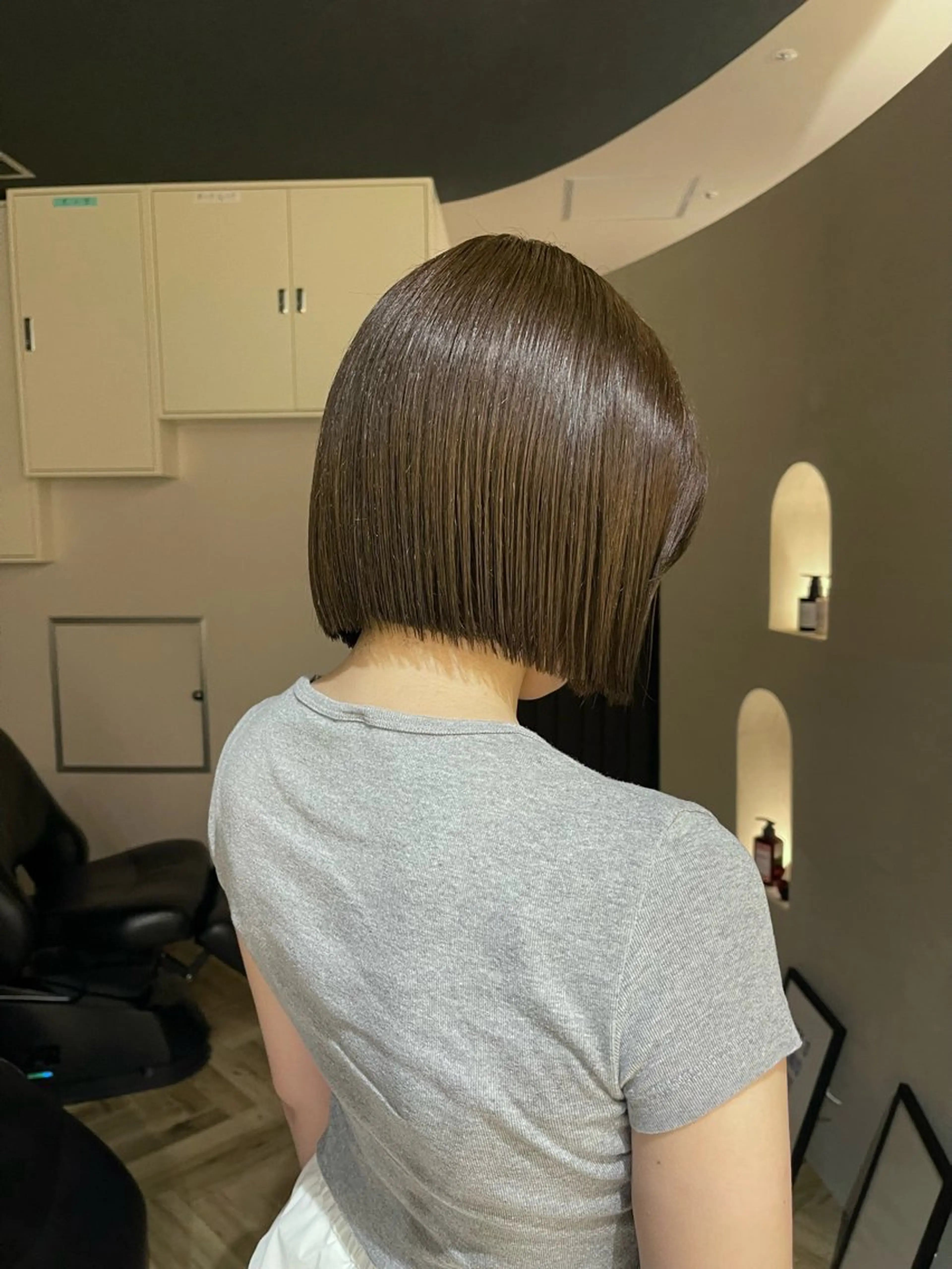 ミディアム カラー カット ヘアカラー layer・bob カット/  YURIのヘアスタイル