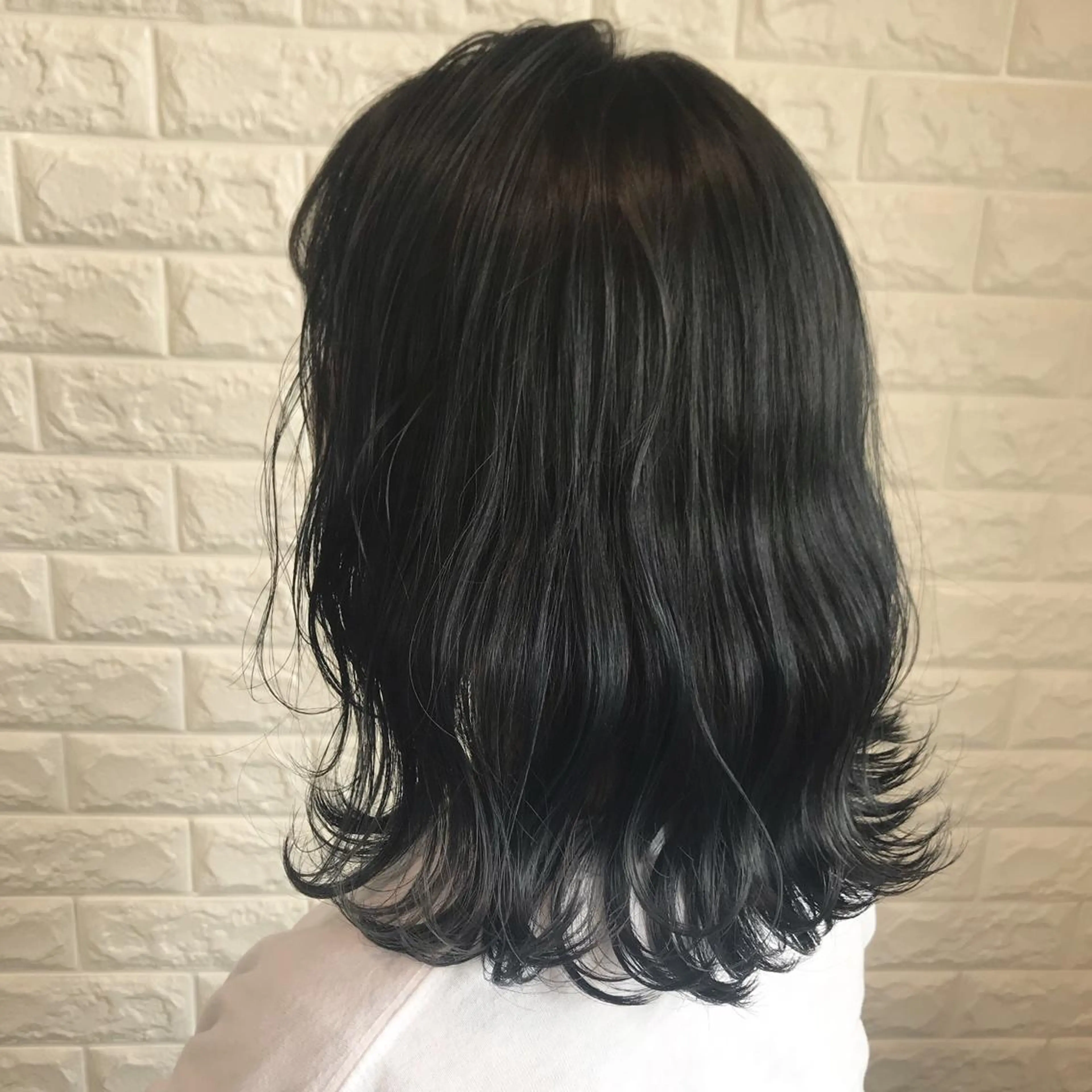 セミロング カラー knock【ノック】所属・烏丸韓国ヘア🇰🇷 ayaka🎀のヘアスタイル