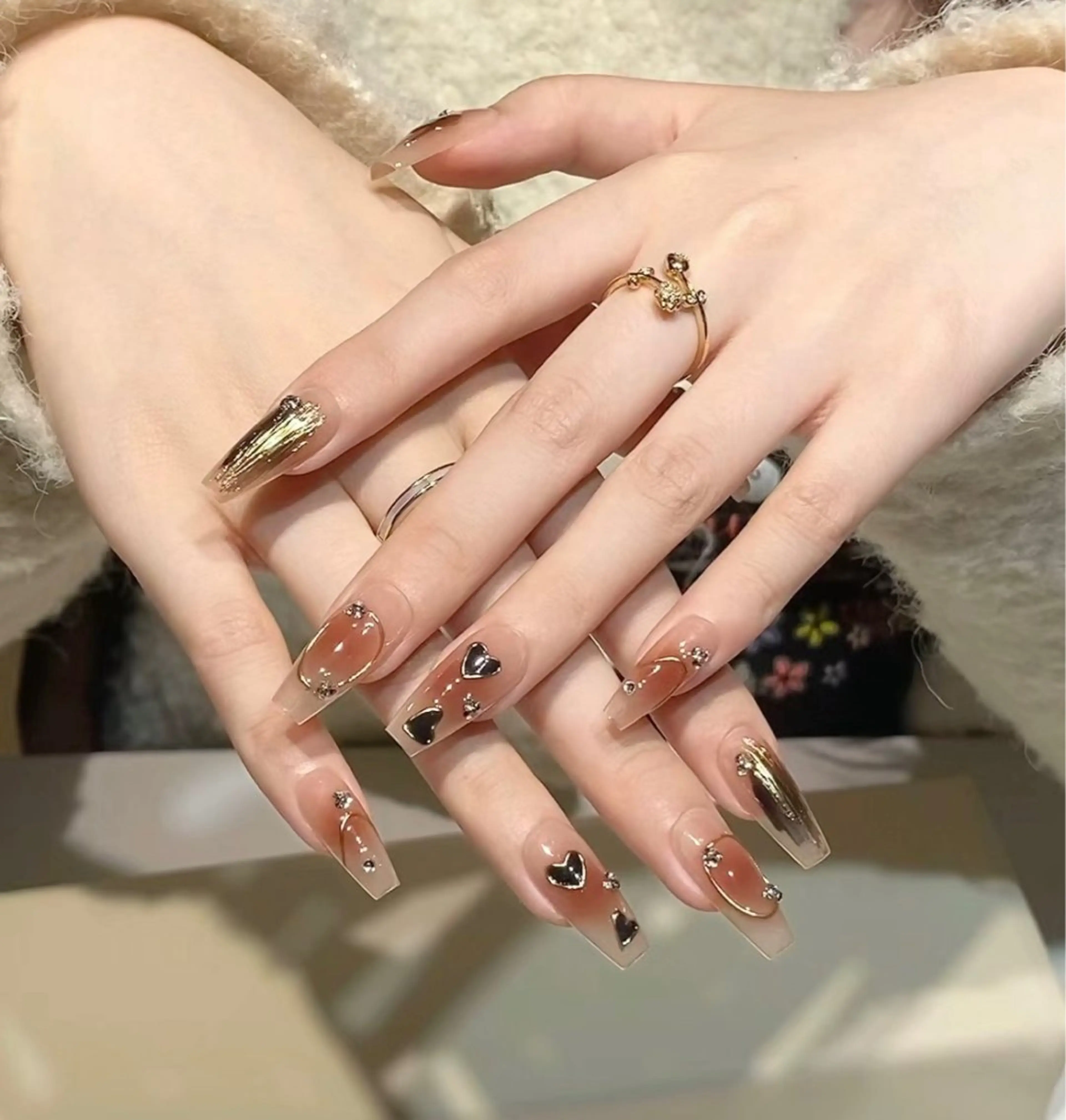 ネイル ハンドネイル ハンドケア 🍑 momo_nailのネイルデザイン