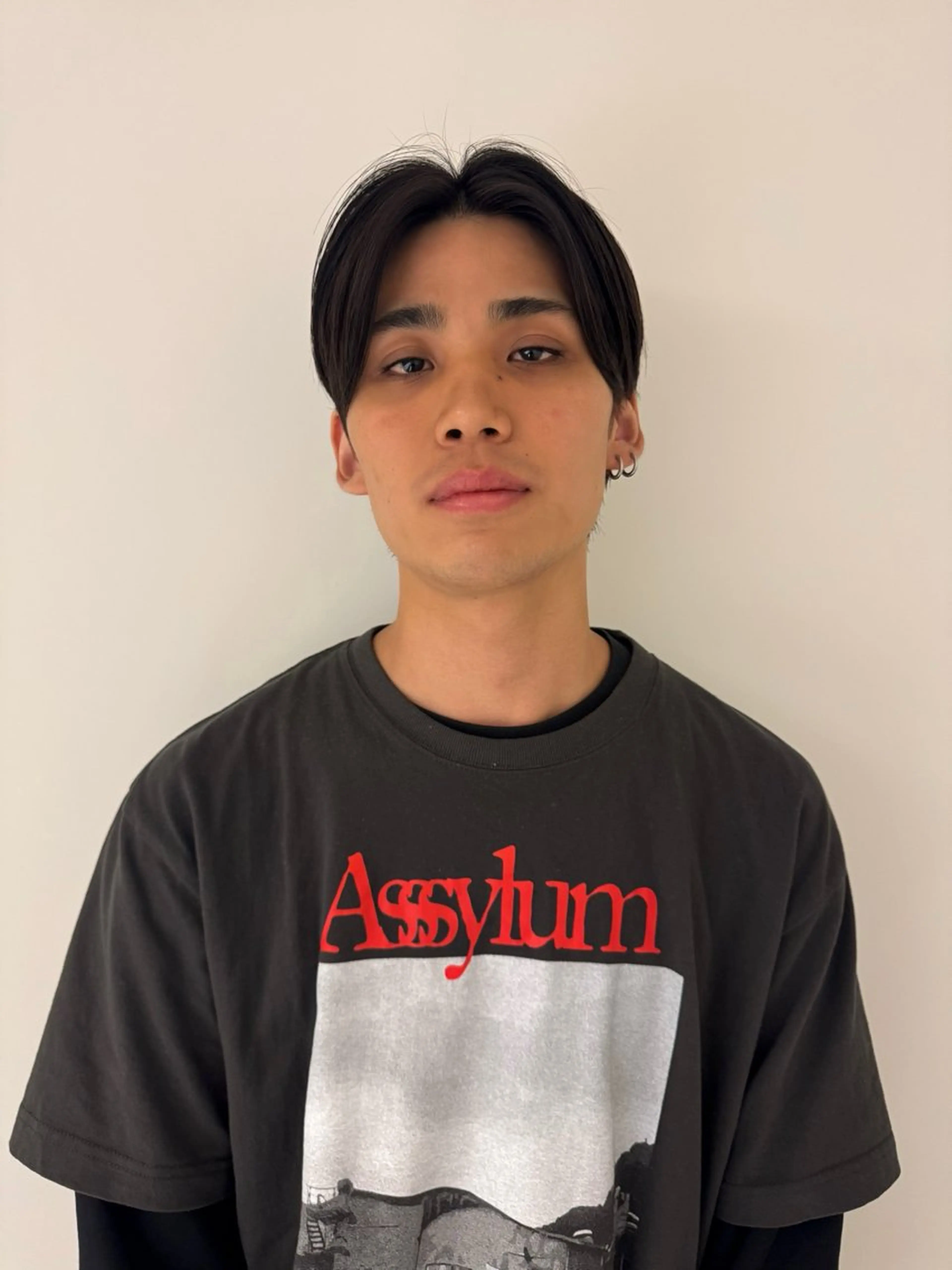 メンズ カット レイヤー/ボブ /韓国風/清水凜のヘアスタイル