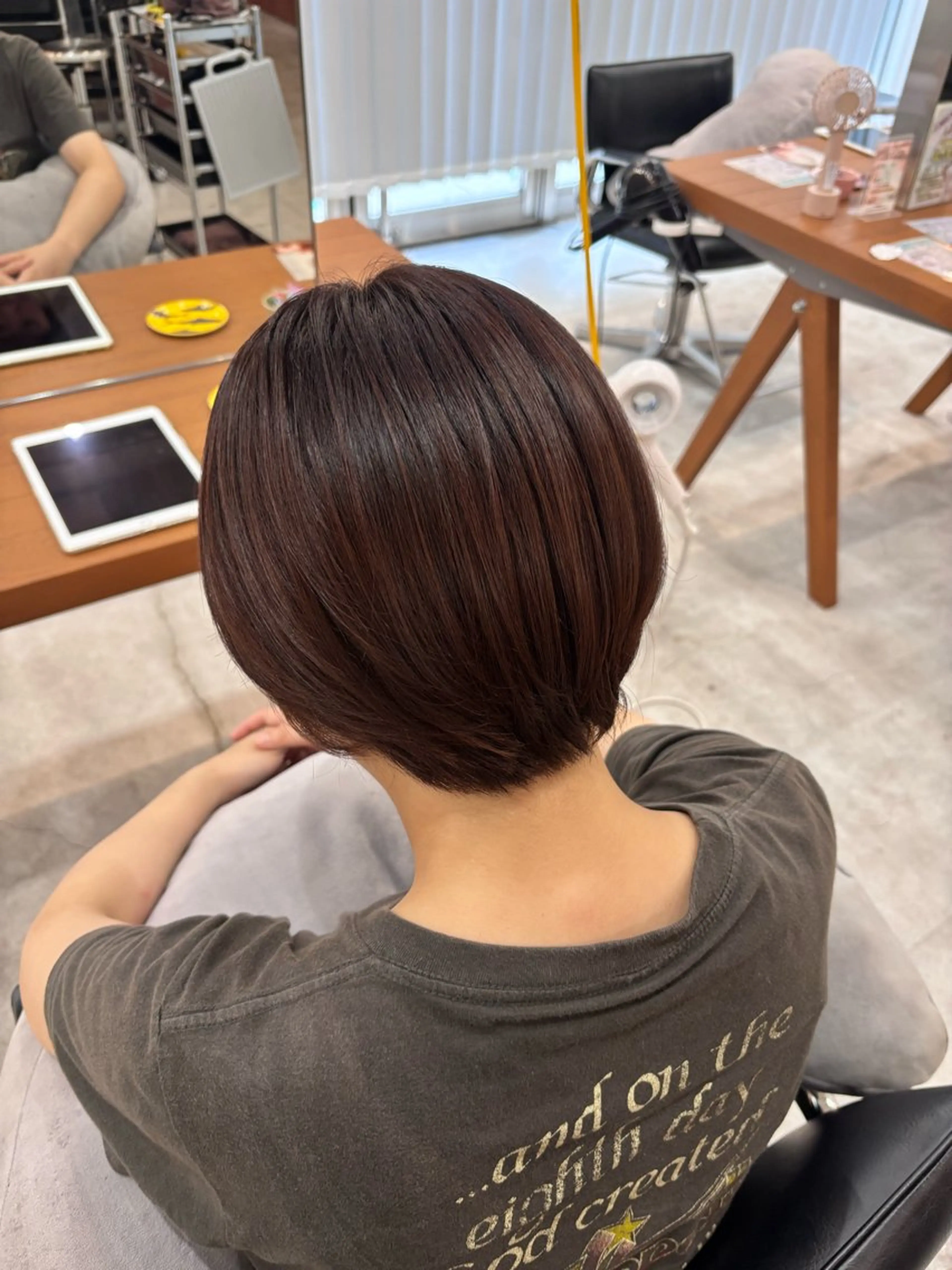 ショート ショートヘア 千田 りんなのヘアスタイル