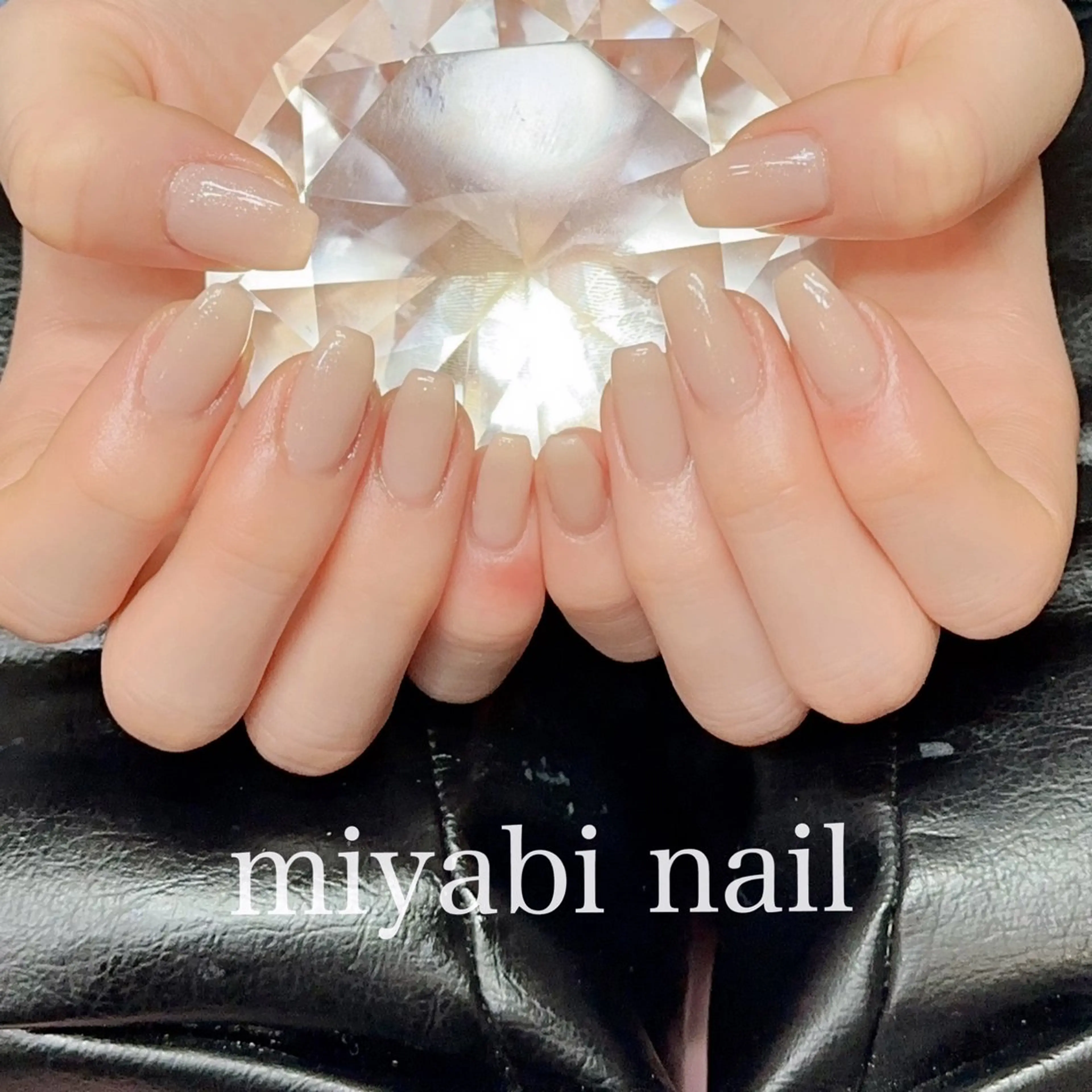 ネイル ラメ(グリッター) 持ち込み ワンカラーネイル シンプルネイル 冬ネイル ハンドネイル miyabi nail 桂川駅近くのネイルデザイン