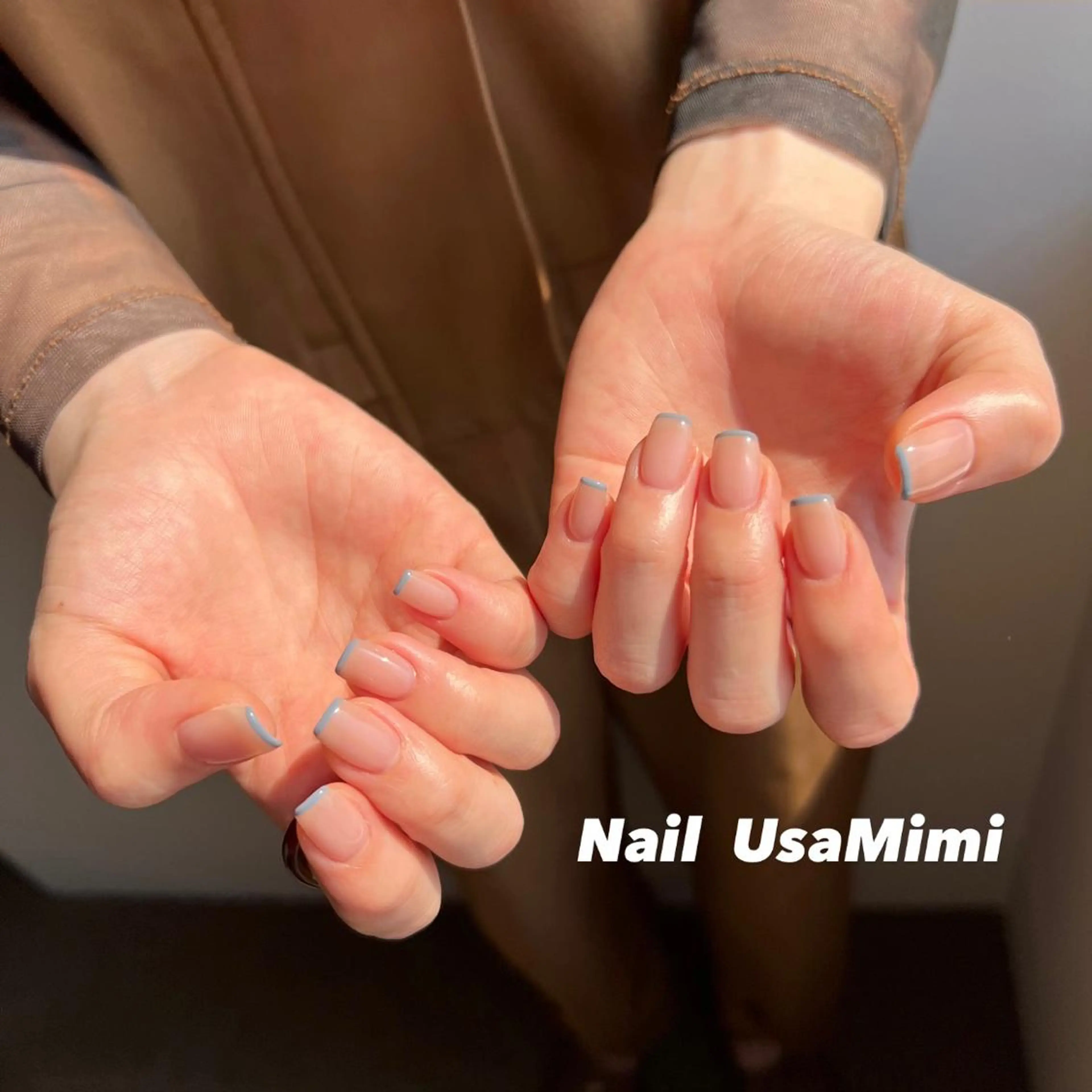 ネイル クリアネイル フットネイル ジェルネイル マグネットネイル 持ち込み 本町ネイルNail UsaMimiのネイルデザイン