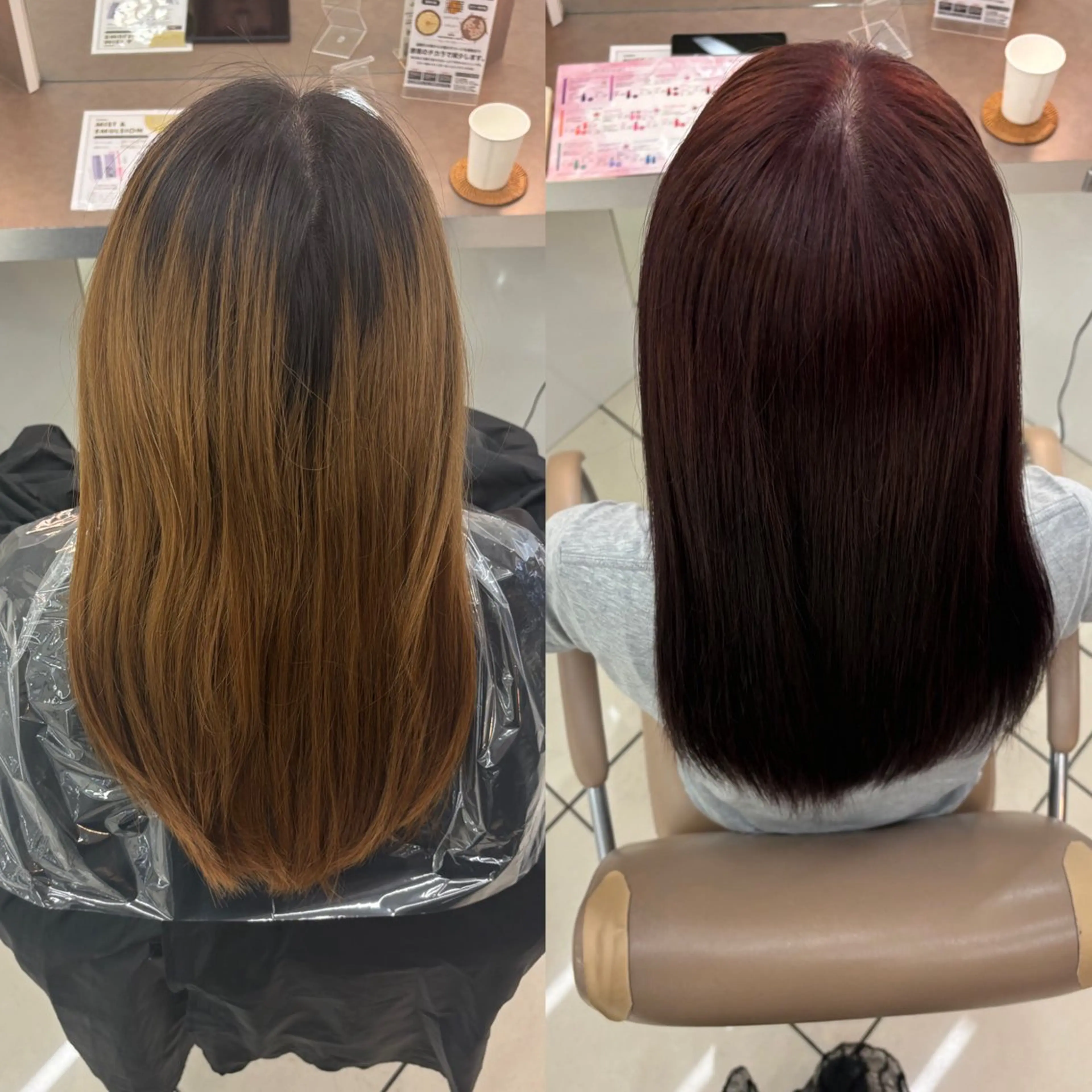 カラー カット ヘアカラー 羽エクステ/シール エクステ/横浜駅5分のヘアスタイル