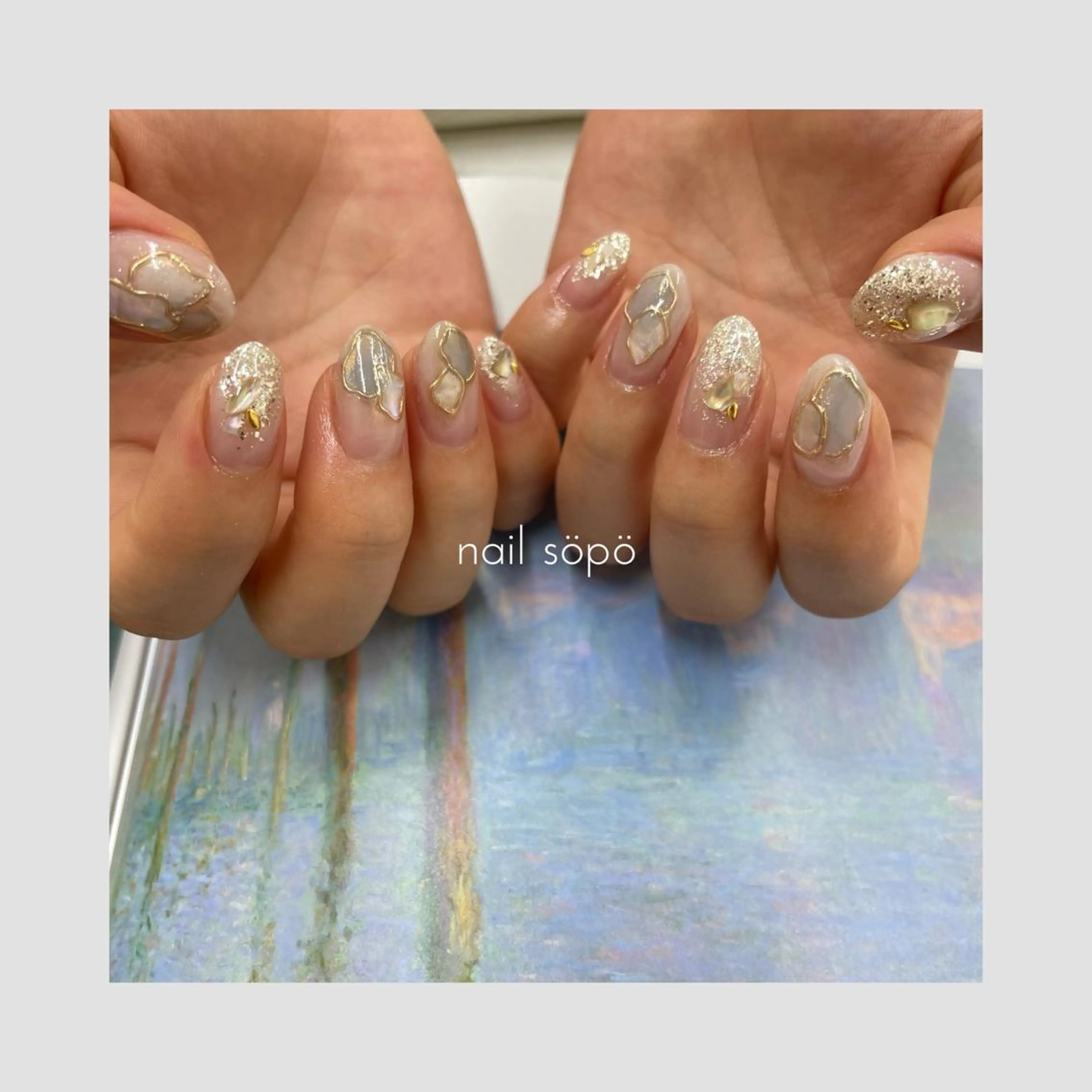 ネイル 自由が丘✳︎奥沢 nail söpöのネイルデザイン