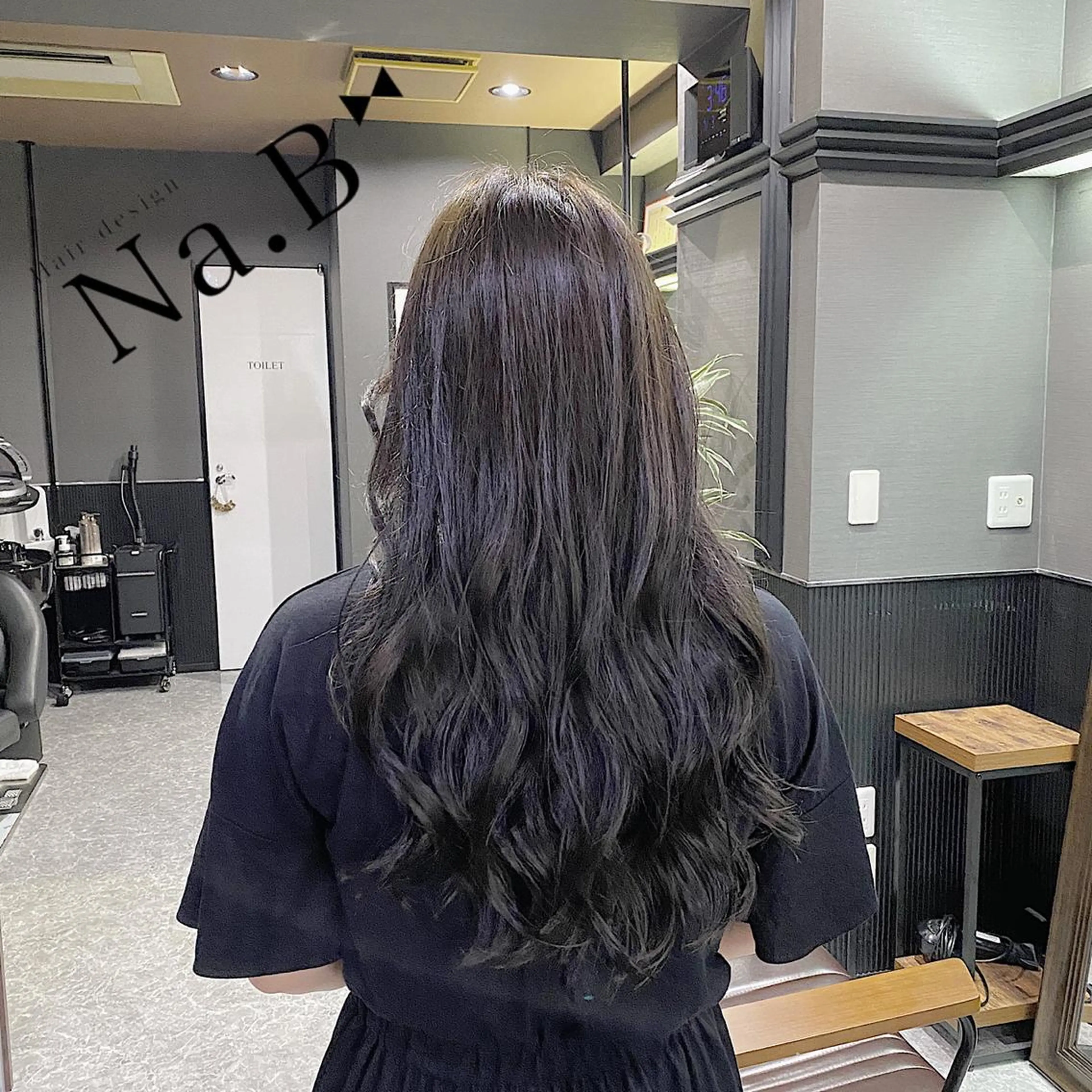 ロング カラー Hair design Na.B所属・ジユン 지윤のヘアスタイル