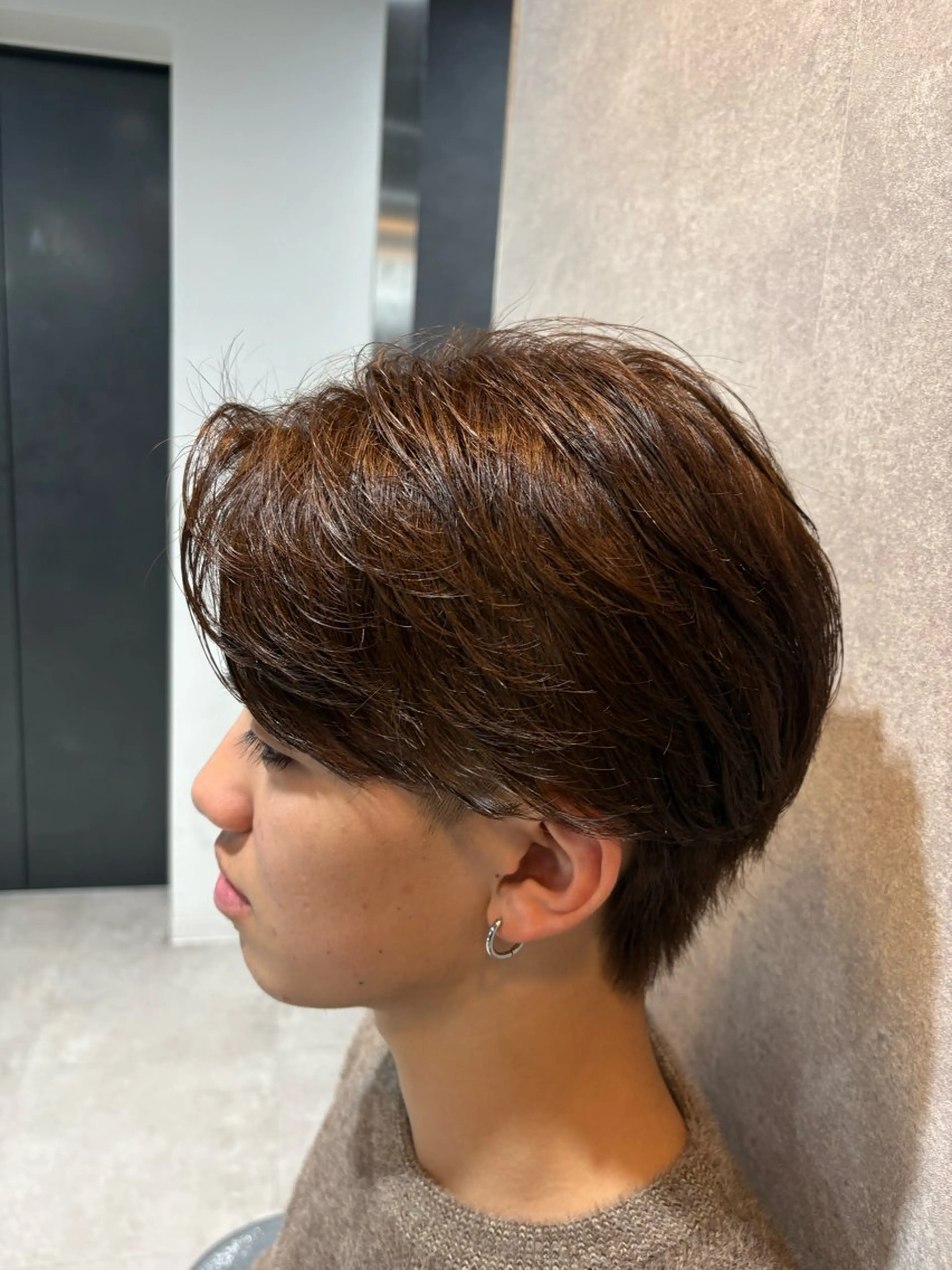 ショート カット ヘアカラー パーマ パーマ指名率No1 メンズ特化ケイトのヘアスタイル