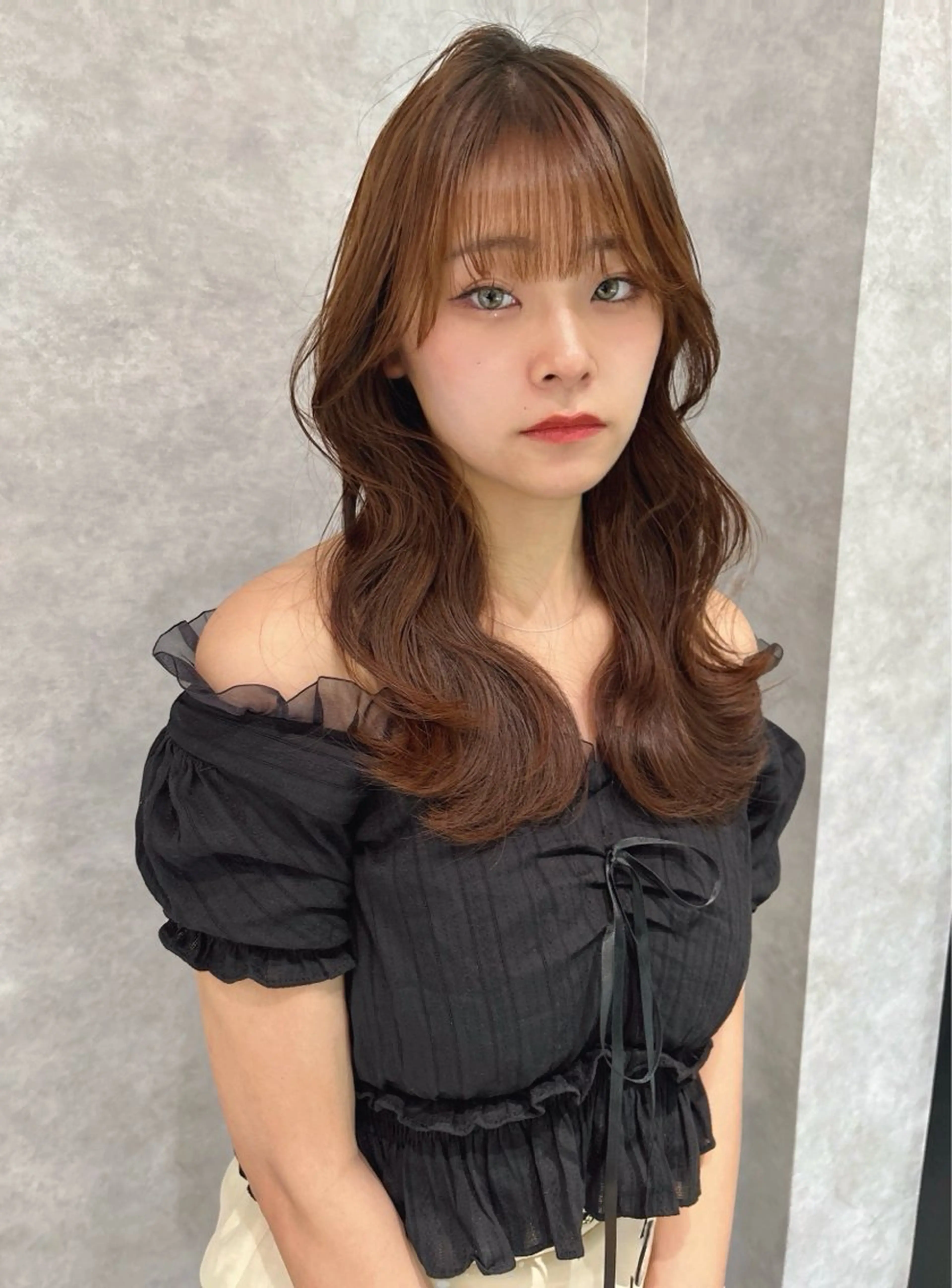 ミディアム レイヤーカット 透明感カラー/艶髪 髪質改善/ayariのヘアスタイル