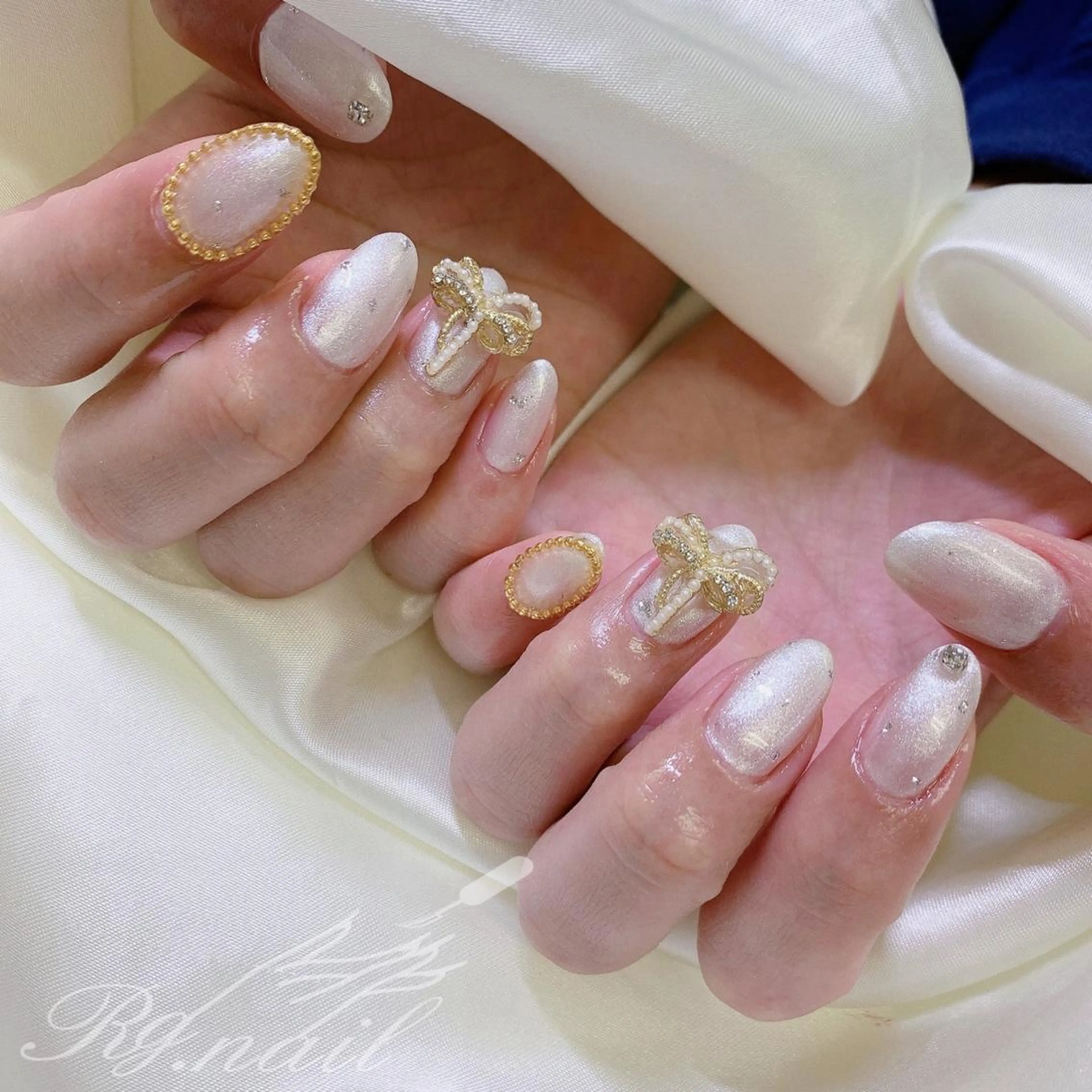 ネイル リボン Cho Artネイル所属・Cho Art ネイルのネイルデザイン