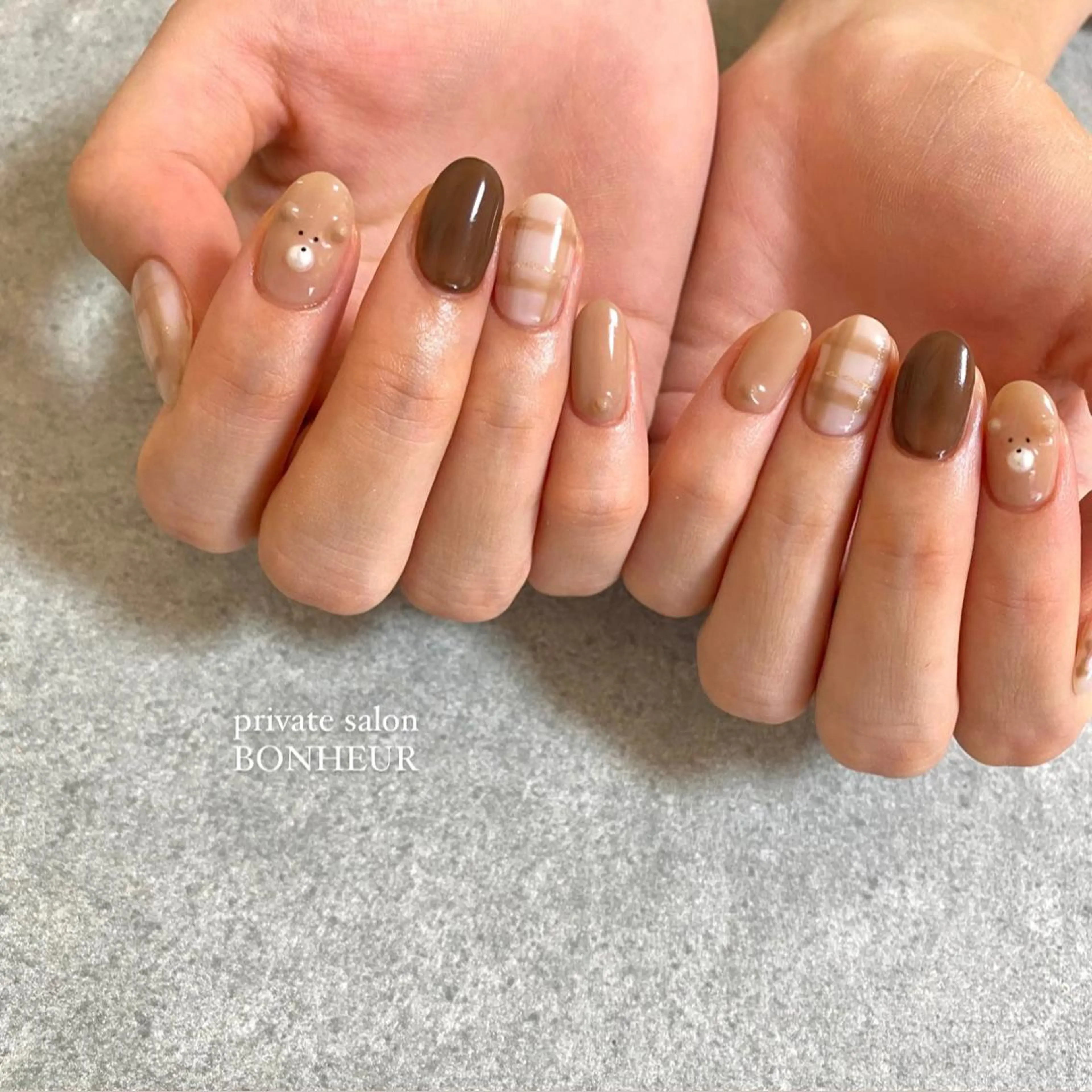 ネイル ハンドネイル BONHEUR Annaのネイルデザイン