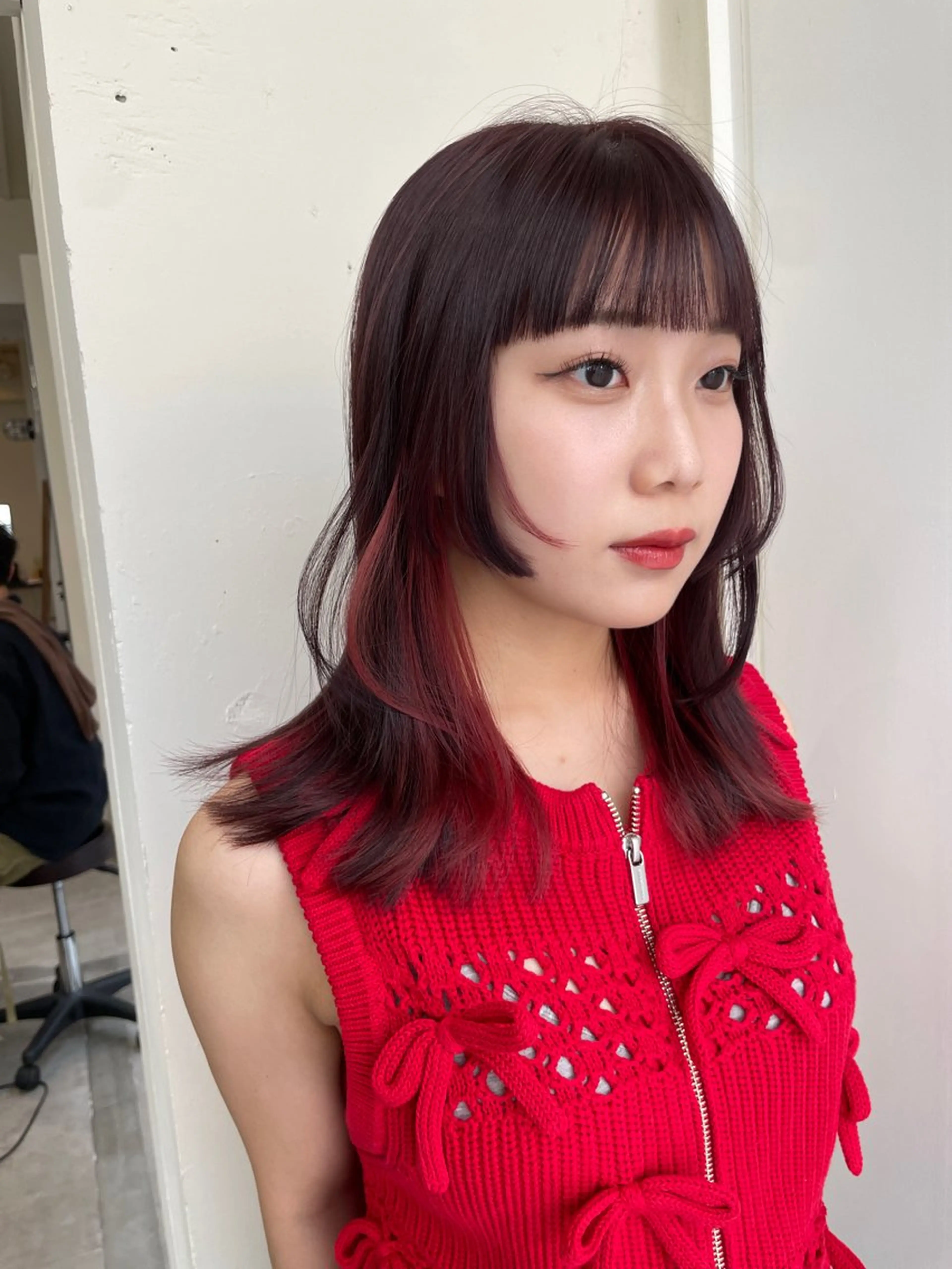 ロング カラー ブラウンカラー Côte所属・ショート/ボブカット ゆい/Côte表参道のヘアスタイル