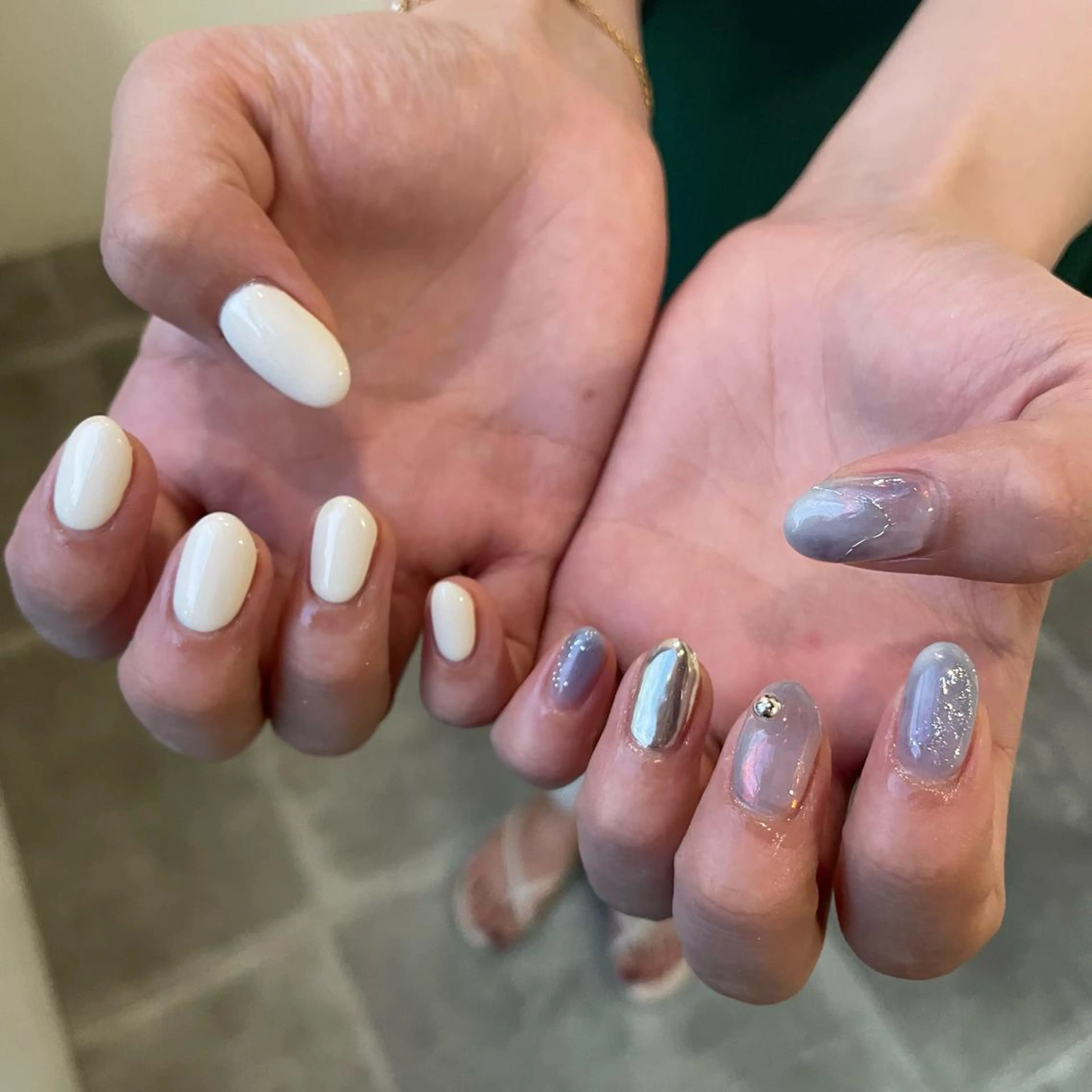 ネイル シンプルネイル SOL所属・SOL　nail イマナカのネイルデザイン