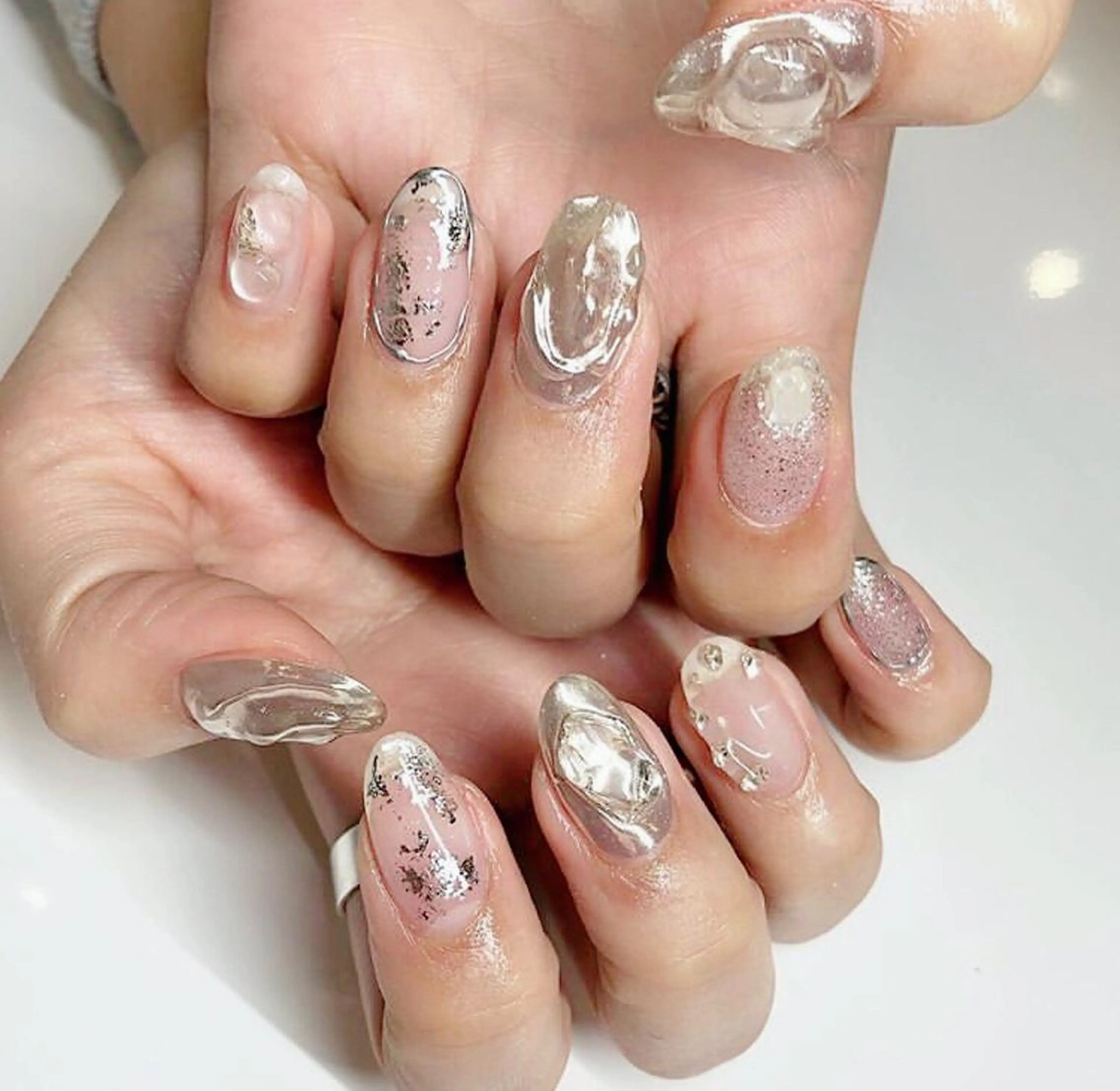 カラー ネイル Q Free nailsのネイルデザイン