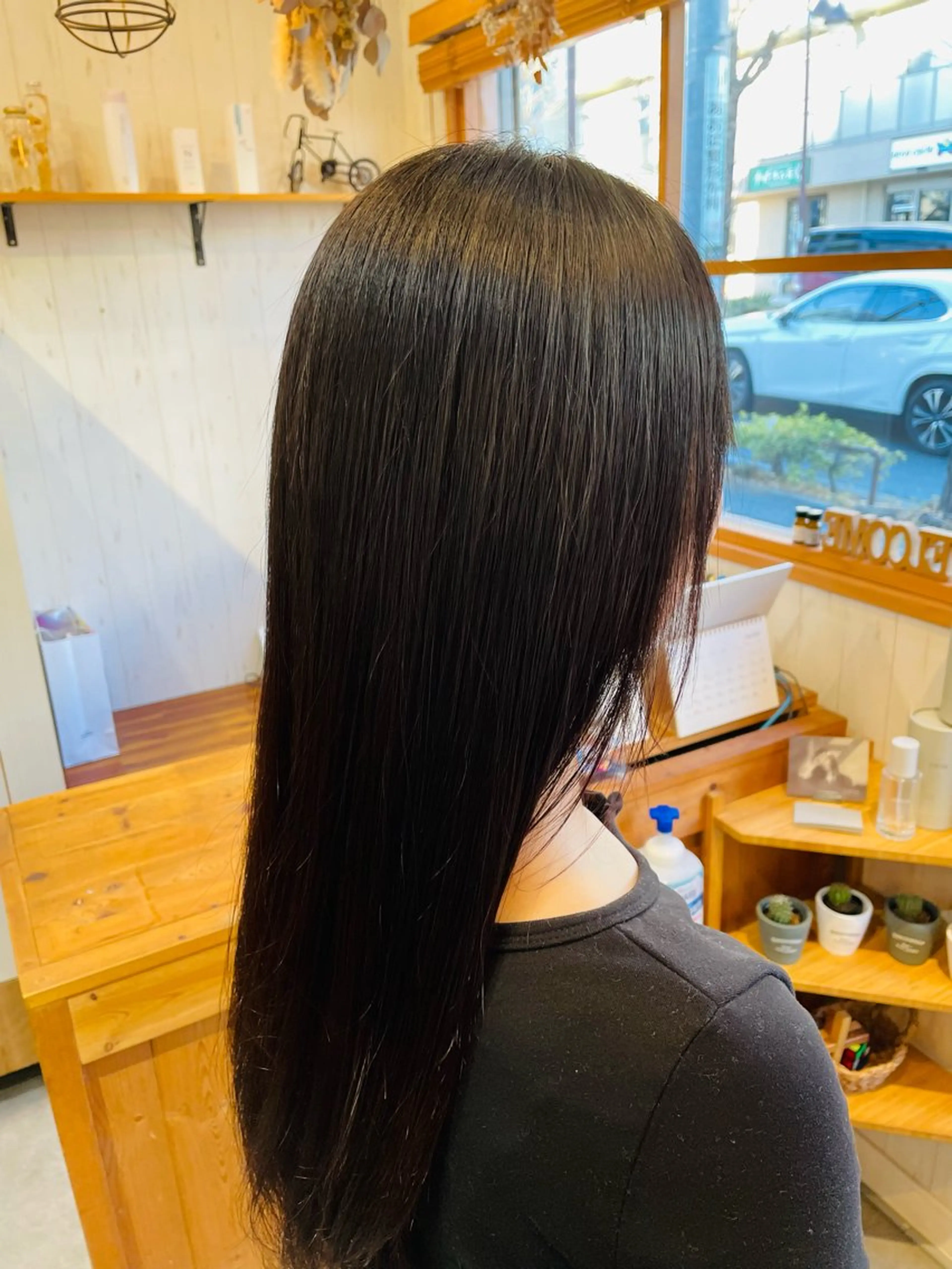 ロング パーマ 縮毛矯正 parfait【パルフェ】所属・二宮 俊のヘアスタイル