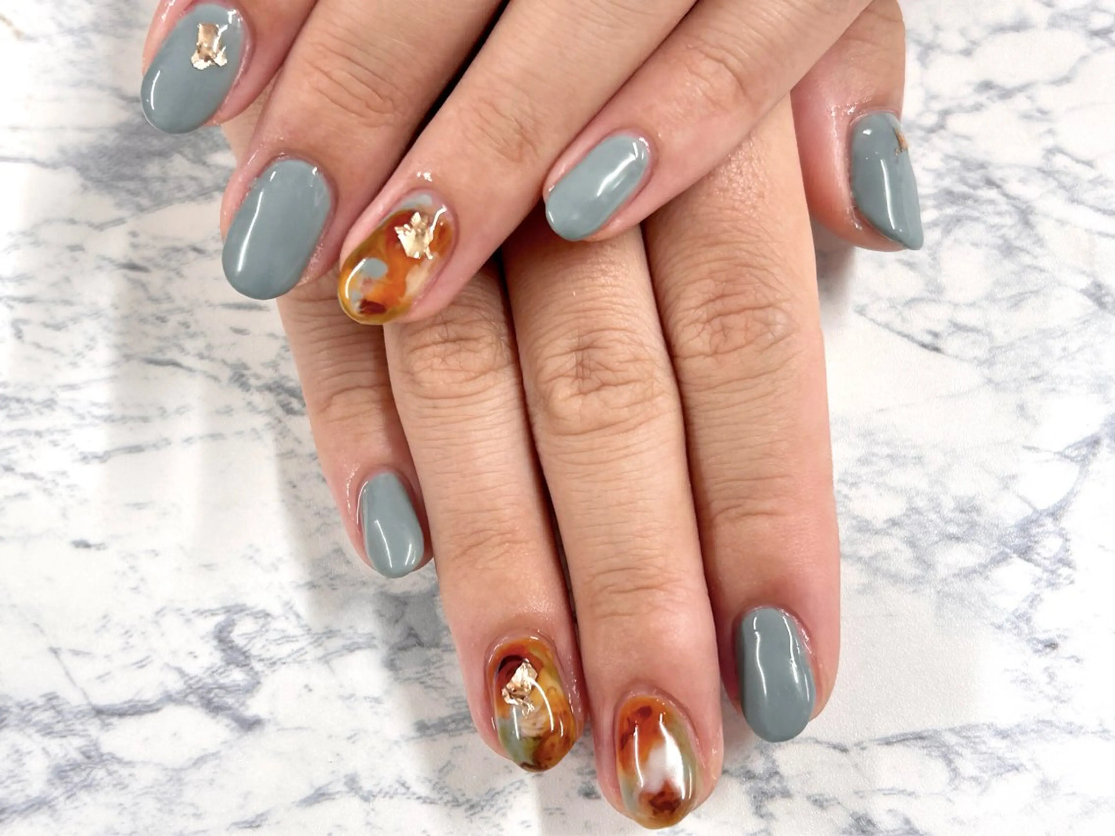 ネイル ニュアンスネイル 杉山 ネイリストのネイルデザイン