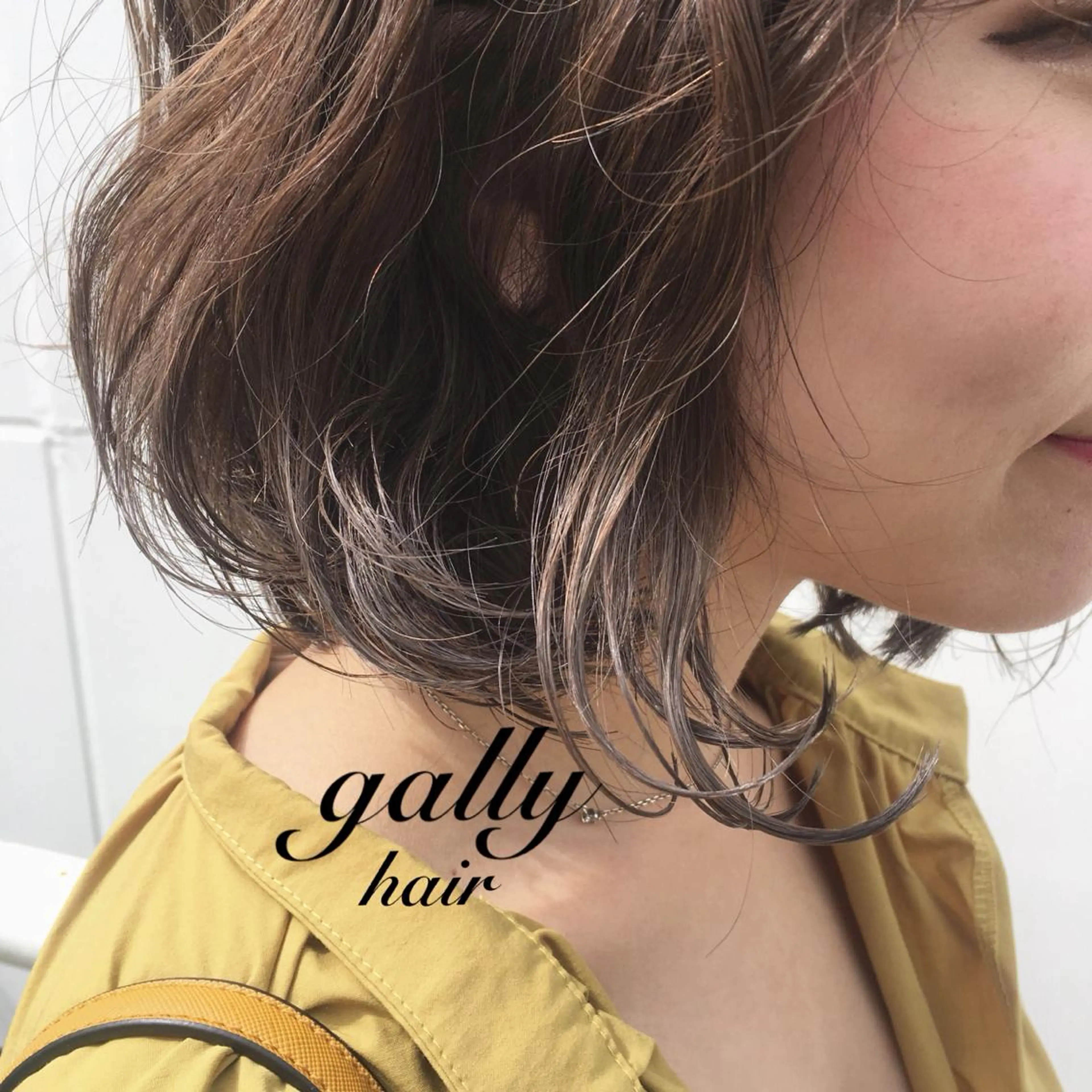 ショート アッシュ アッシュグレー 🌷nanase🌷 gally hairのヘアスタイル