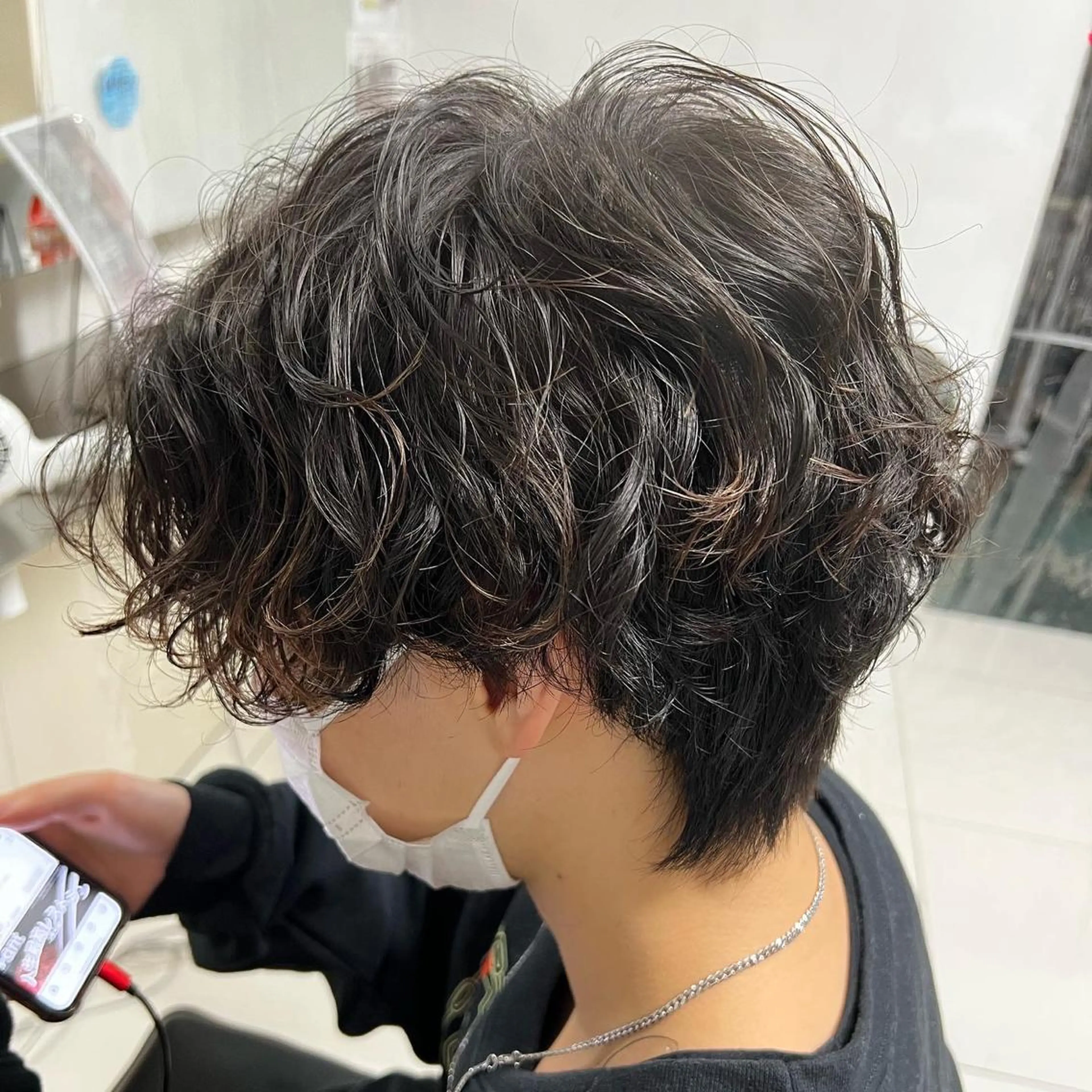 パーマ メンズ メンズパーマ スパイラルパーマ カット パーマ トリートメント 髪質改善美容室bokuno町田店所属・メンズ＆髪質改善縮毛 矯正【平山🔥拓哉】のヘアスタイル