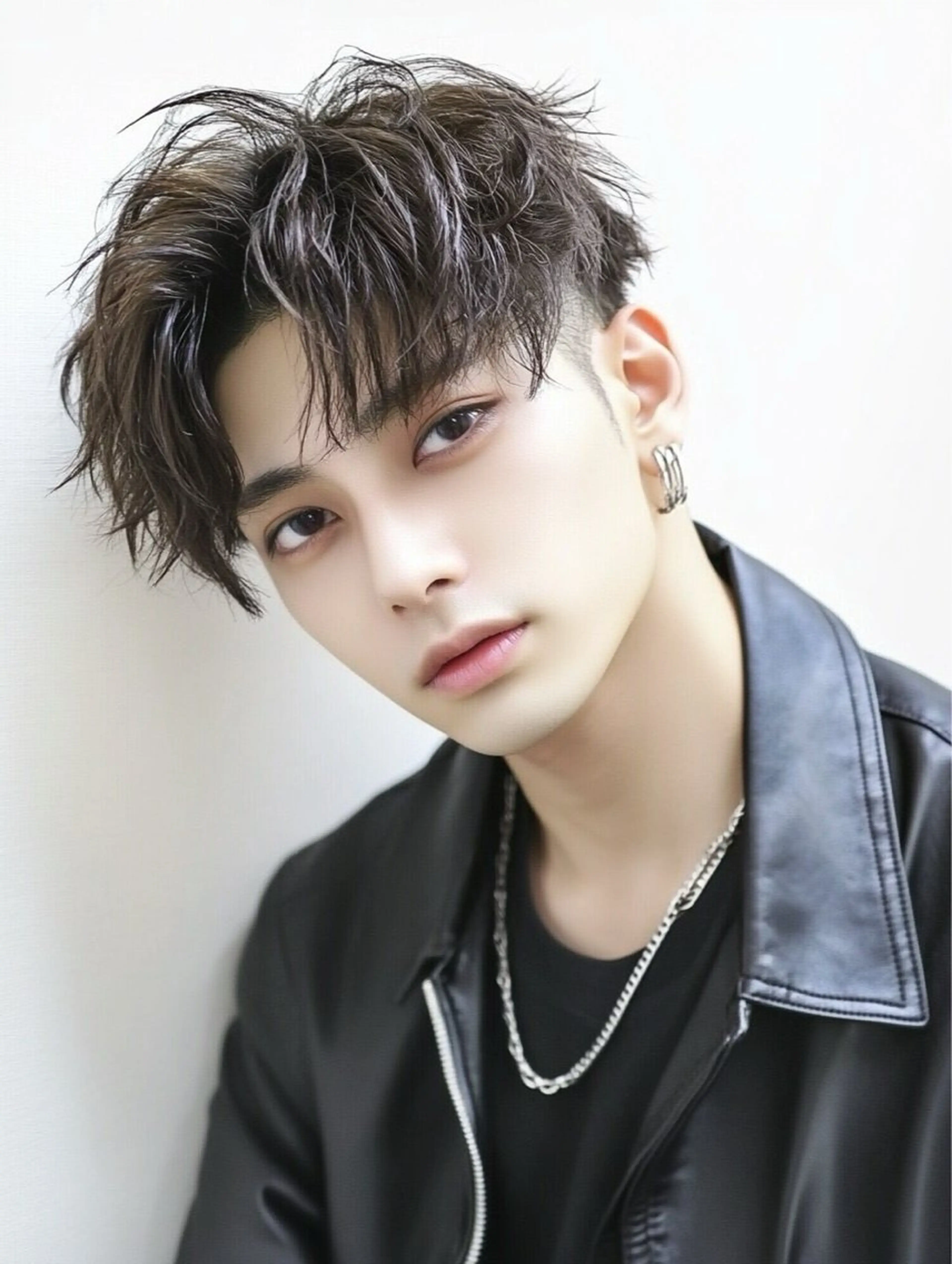 メンズアッシュカラーの写真