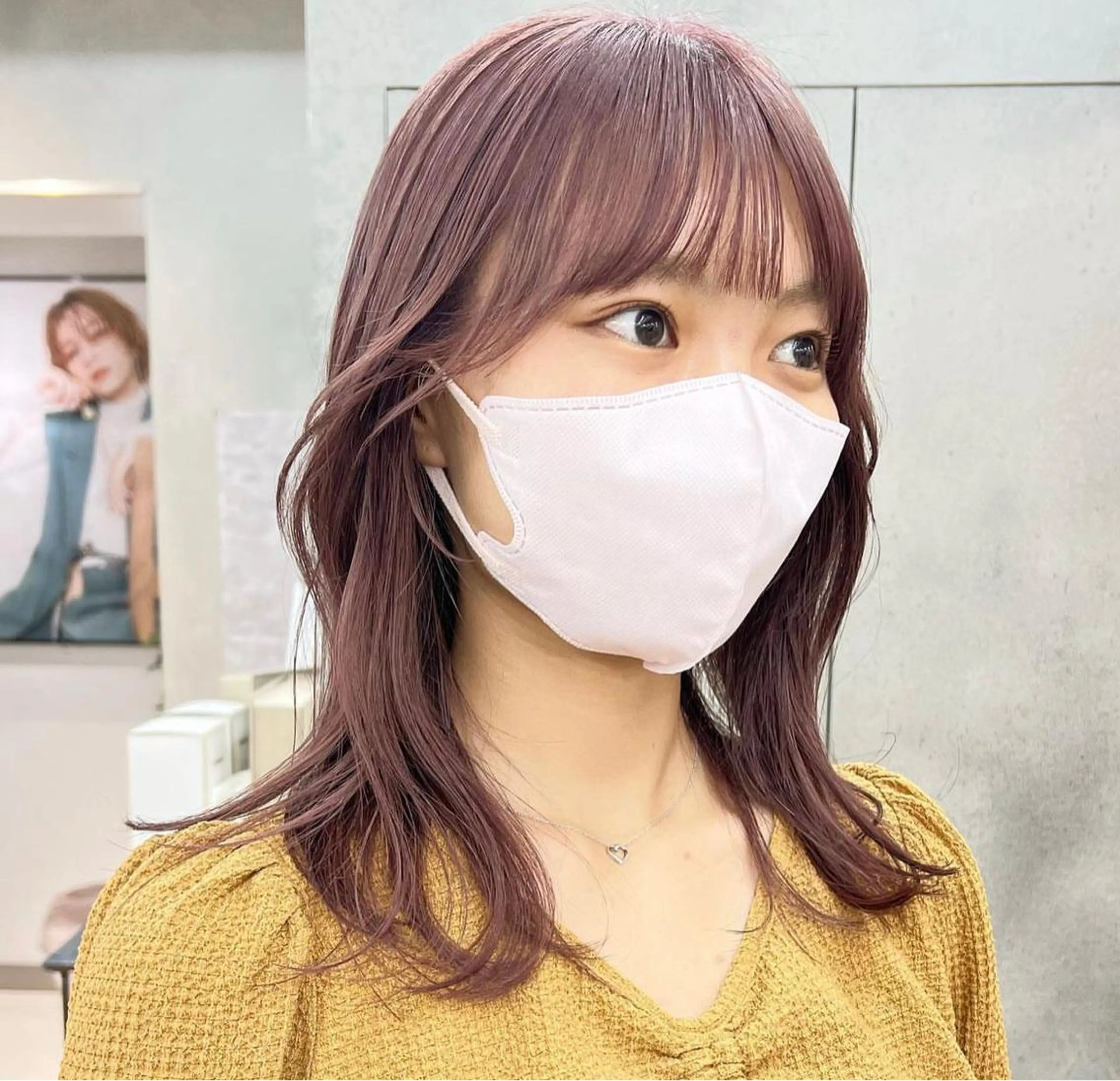 セミロング レイヤー×ツヤカラー 渋谷/kougaのヘアスタイル