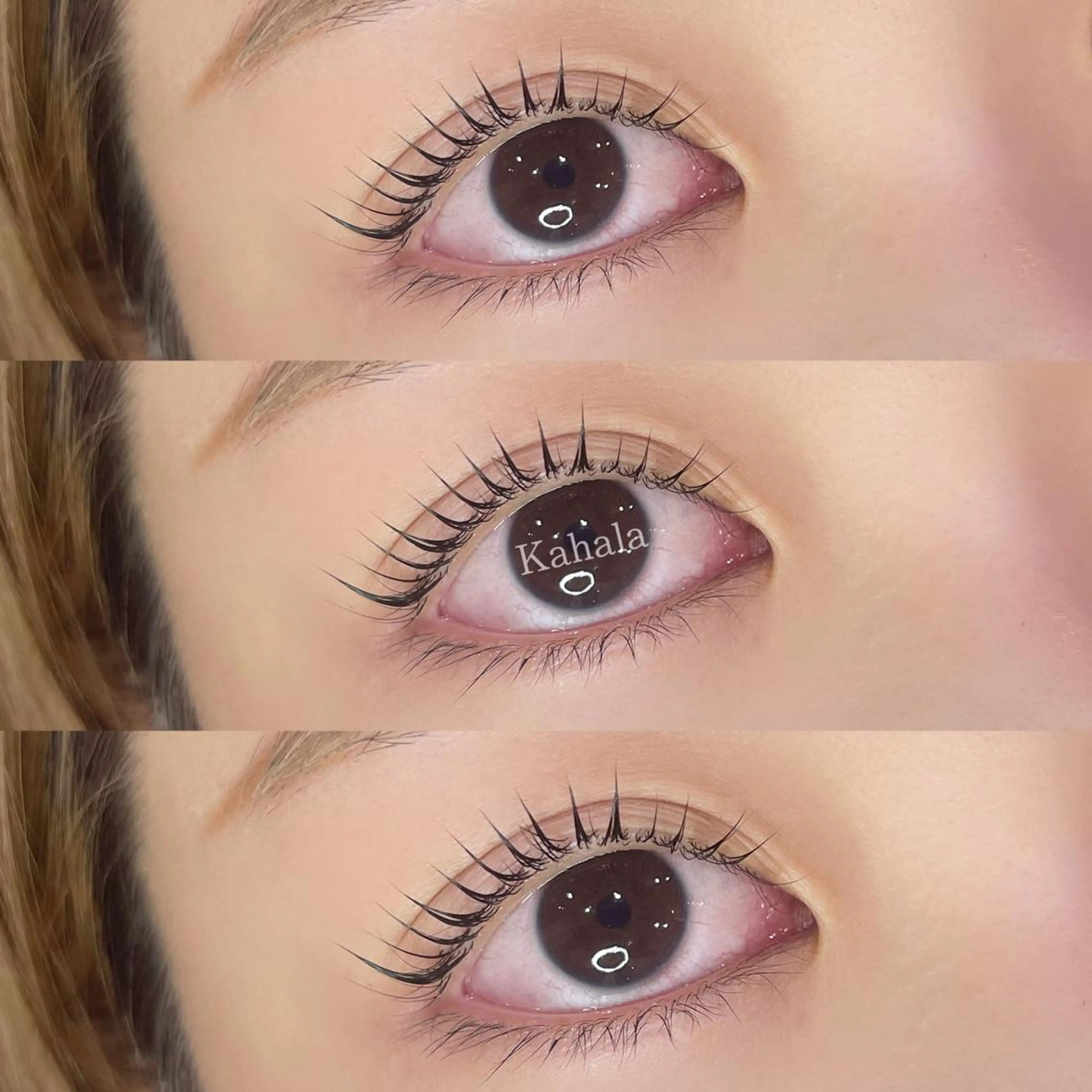 マツエク・マツパ アイラッシュリゾートカハラ 国立店所属・Kahala 無料練習モデルのマツエク・マツパデザイン