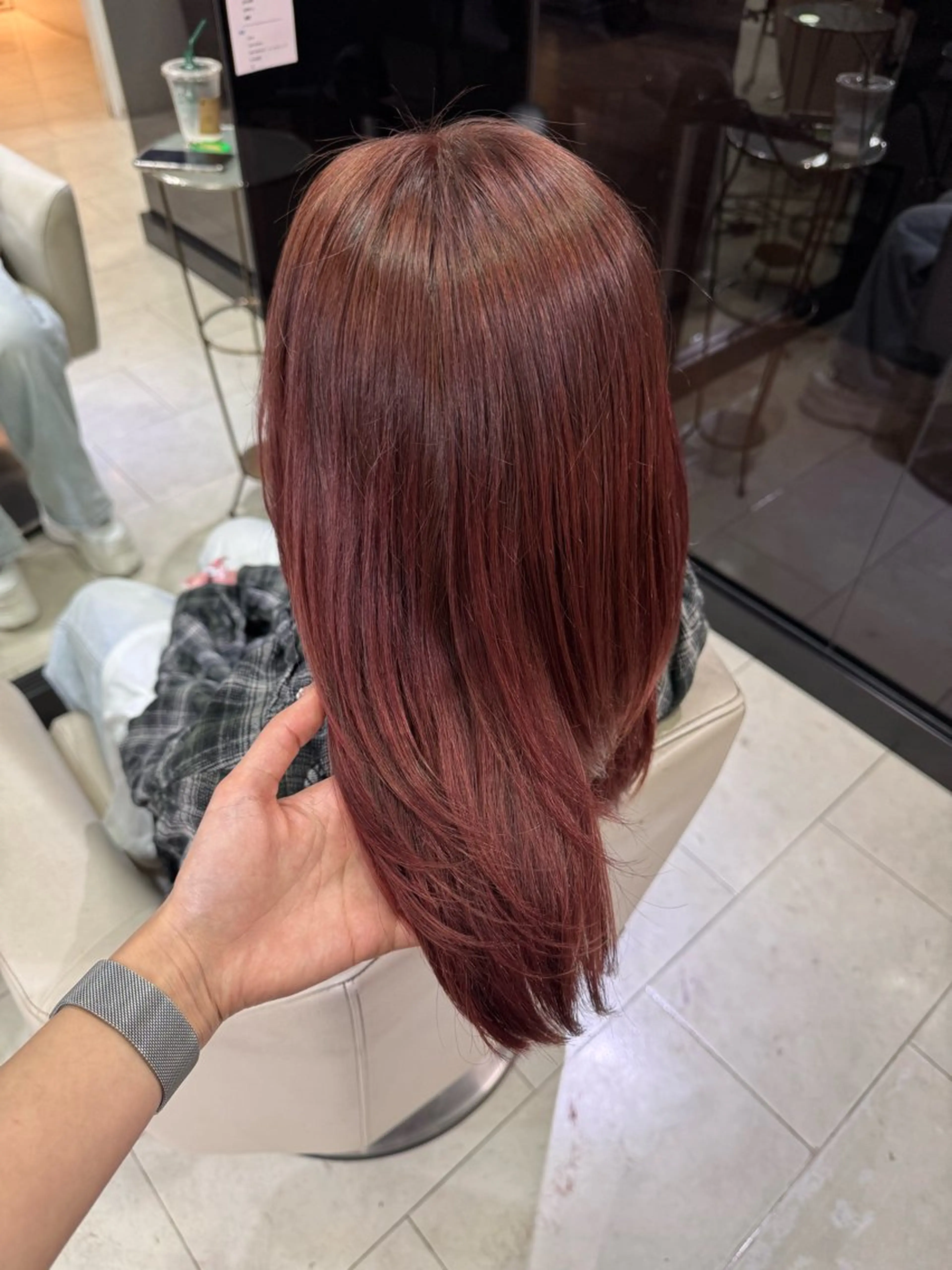 ミディアム ヘアカラー ✨透明感艶カラー✨ yuiのヘアスタイル