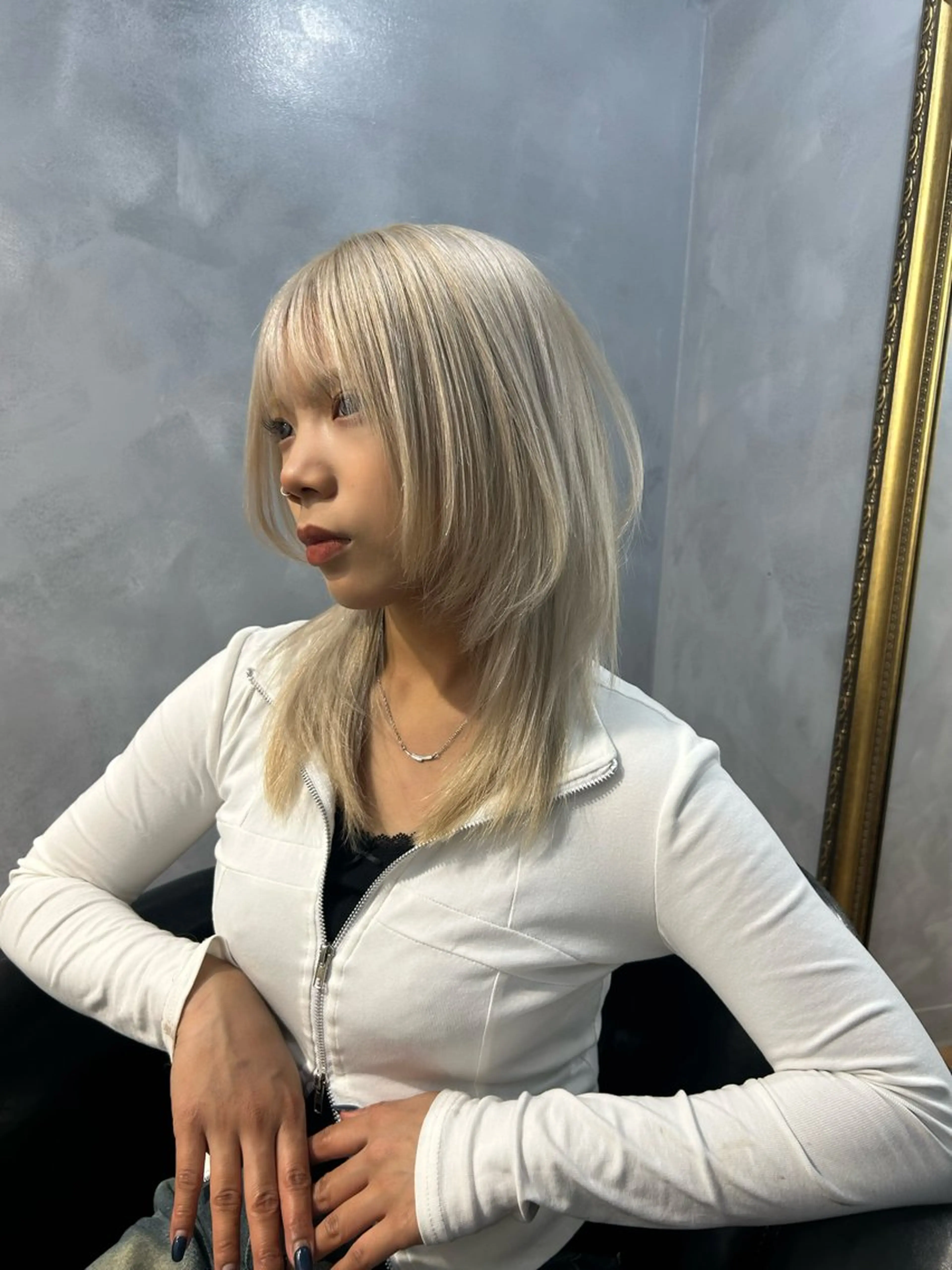 ミディアム カラー ヘアカラー 🦋SATO🦋 / 似合わせカラー⟡.*のヘアスタイル