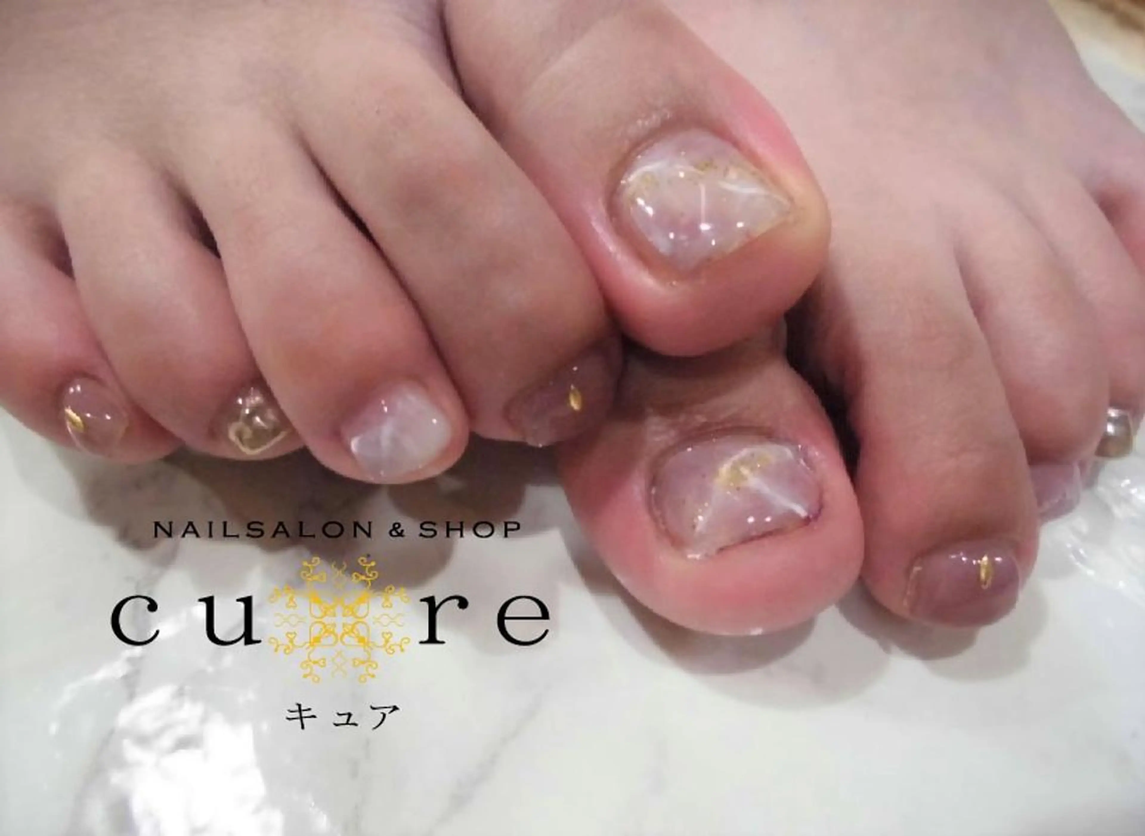 ショート ネイル ネイルサロン Cureのネイルデザイン