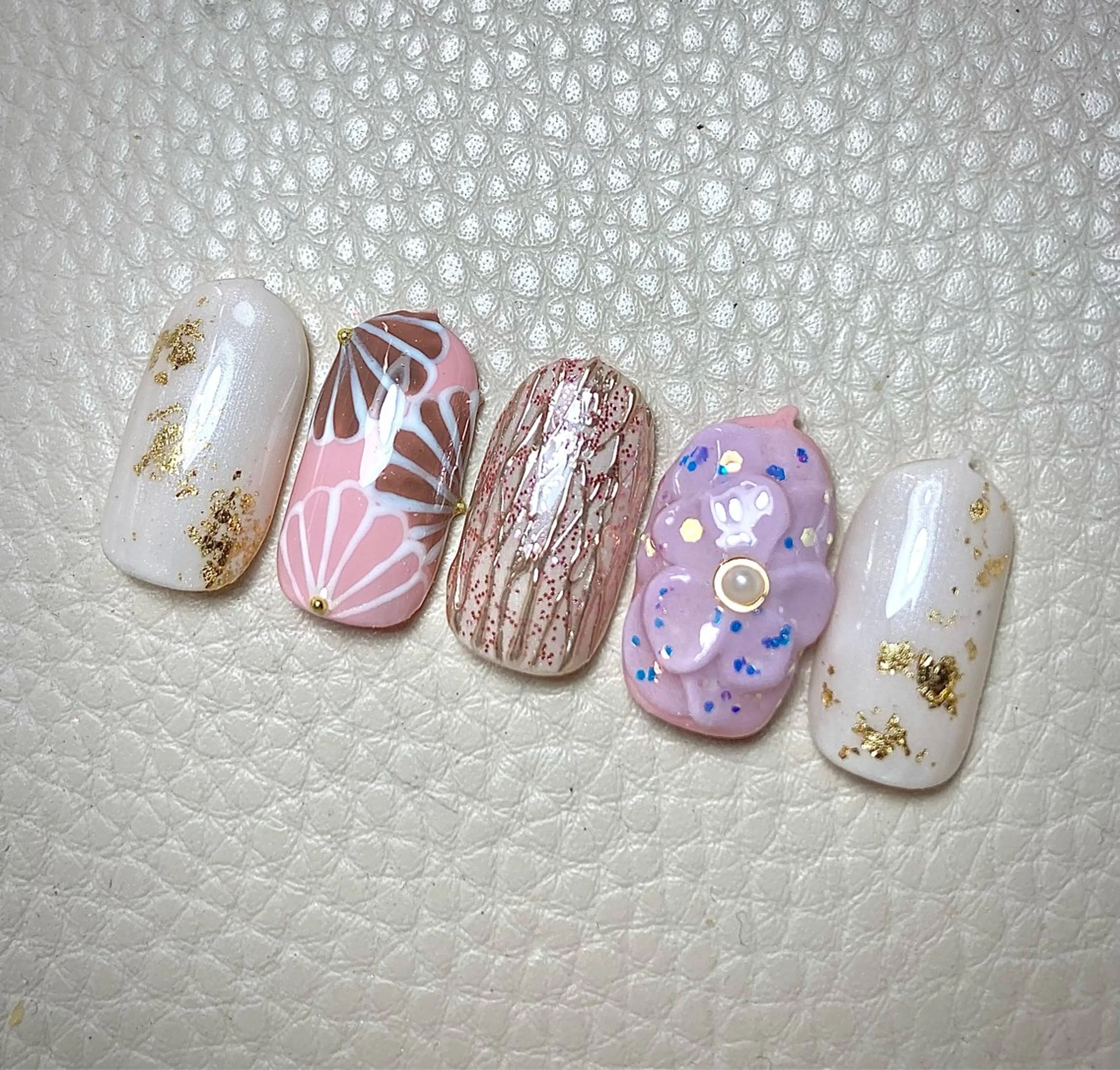 ネイル 成人式 ハンドネイル one nailsalonのネイルデザイン