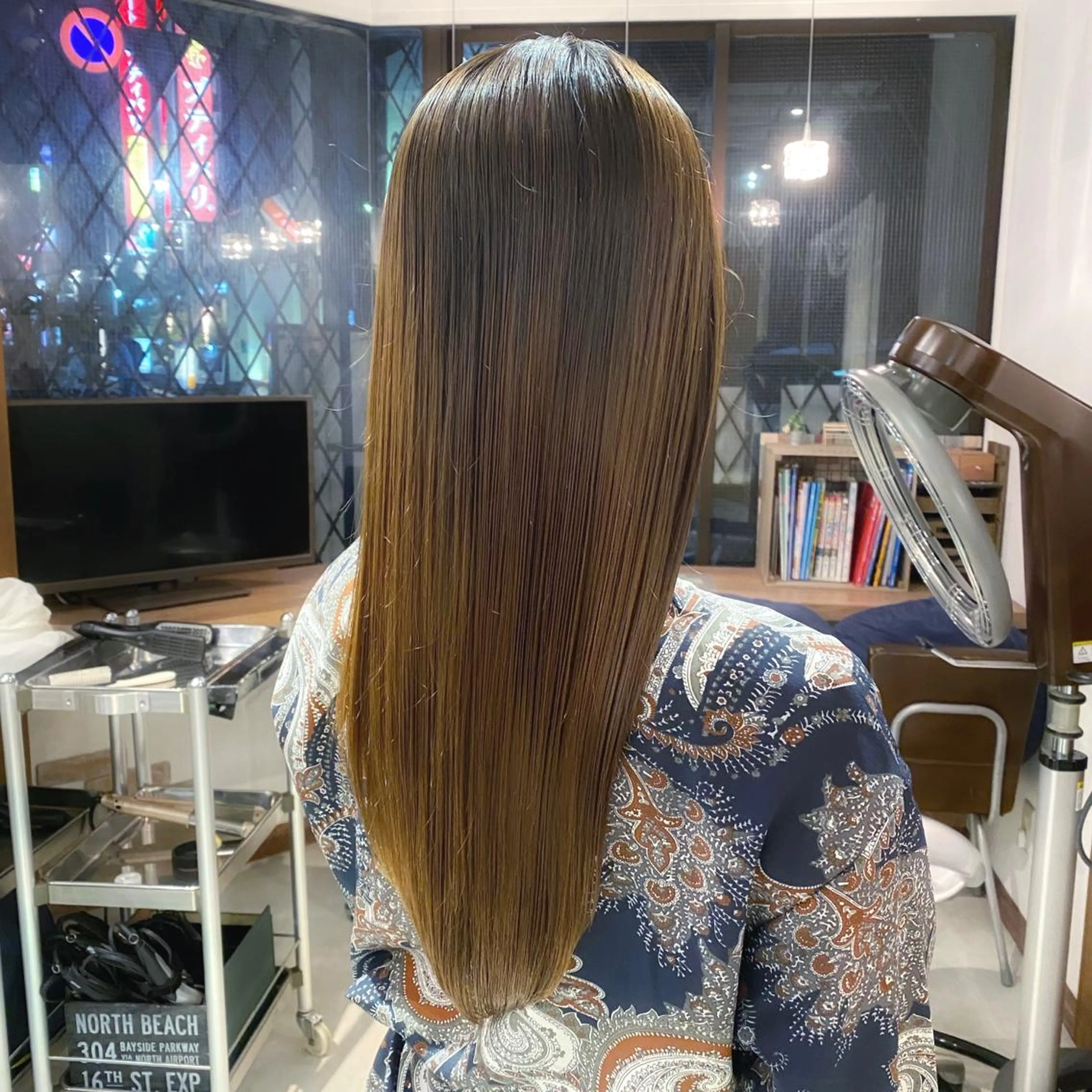 ロング 髪質改善 ロング トリートメント 酸熱トリートメント SALOWIN 池袋Suite店所属・髪質改善特化 安東駿介のヘアスタイル