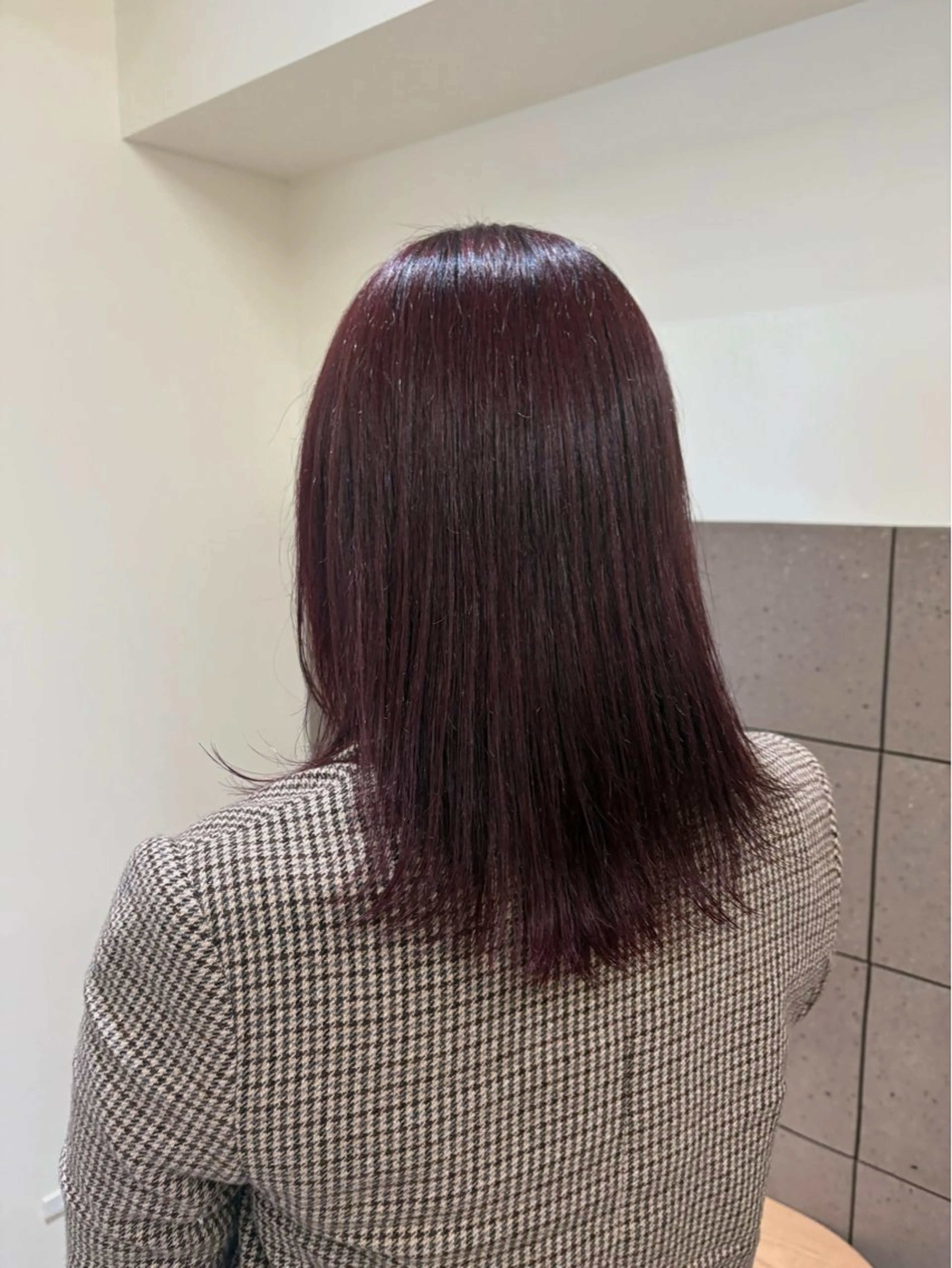 セミロング カット ヘアカラー トリートメント natsuki /HUI 金山のヘアスタイル