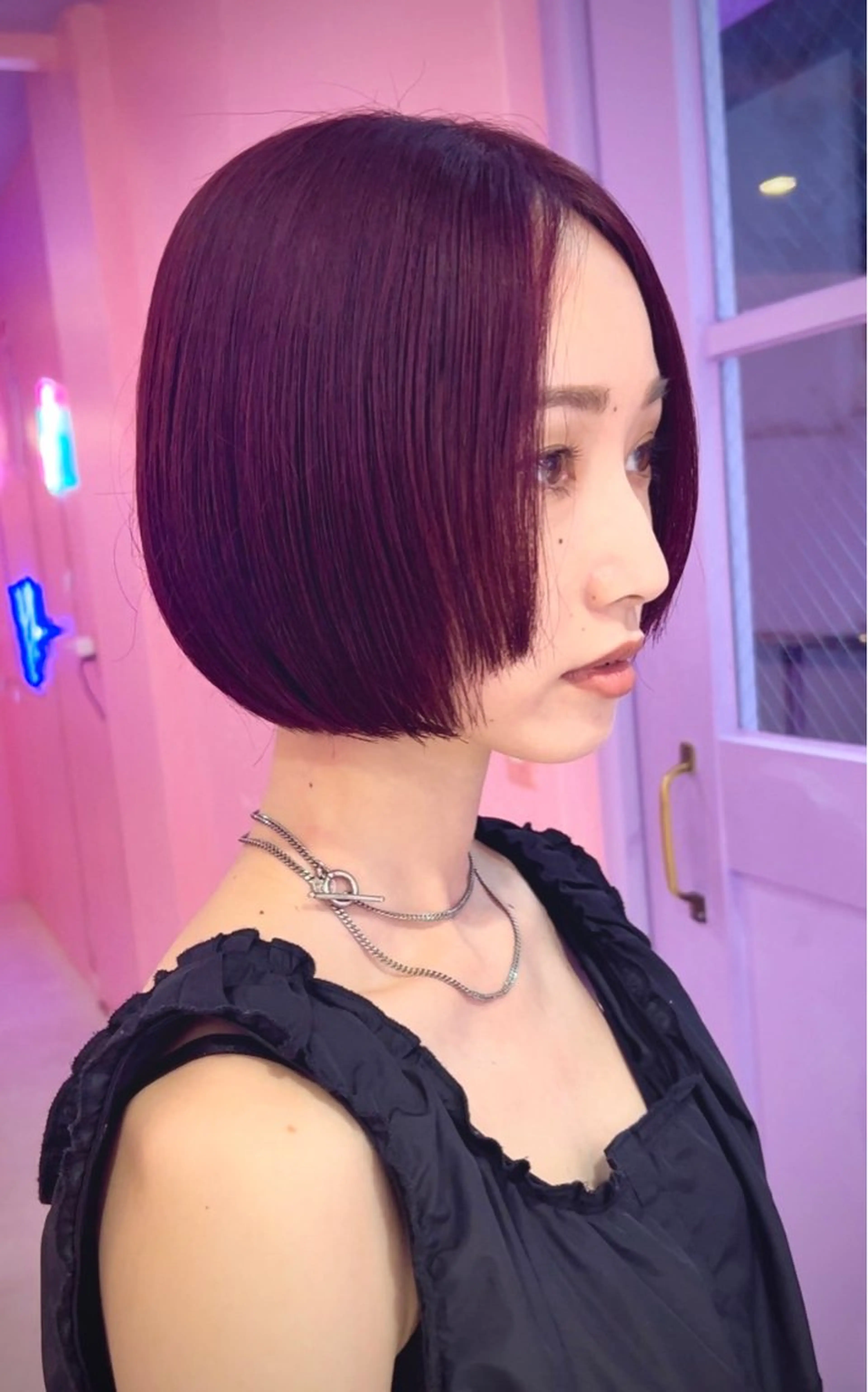 ショート 紙屋町ショート /ボブ　パーマ河内蓮のヘアスタイル