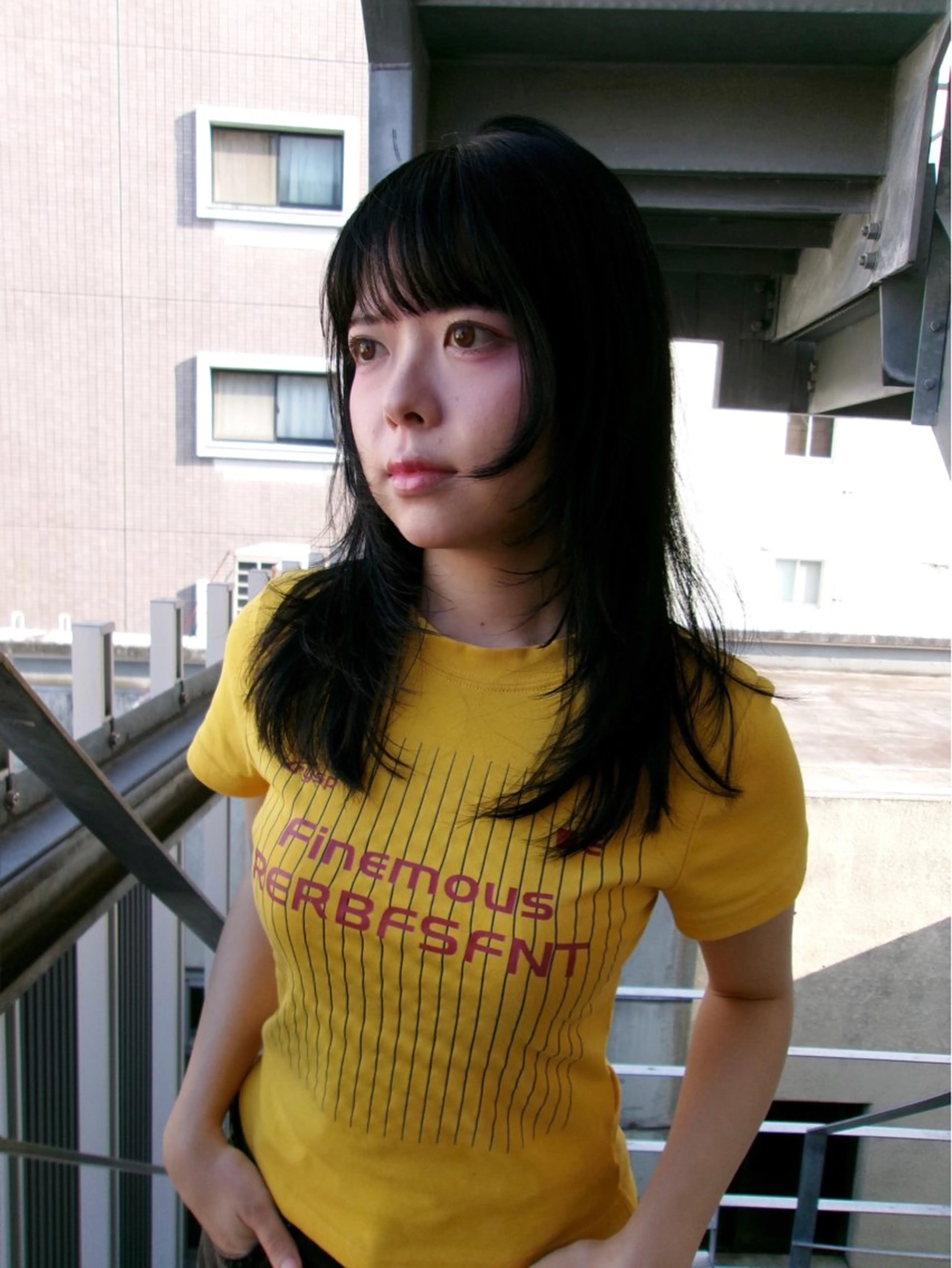 ロング saya🎀似合わせ レイヤーカットのヘアスタイル