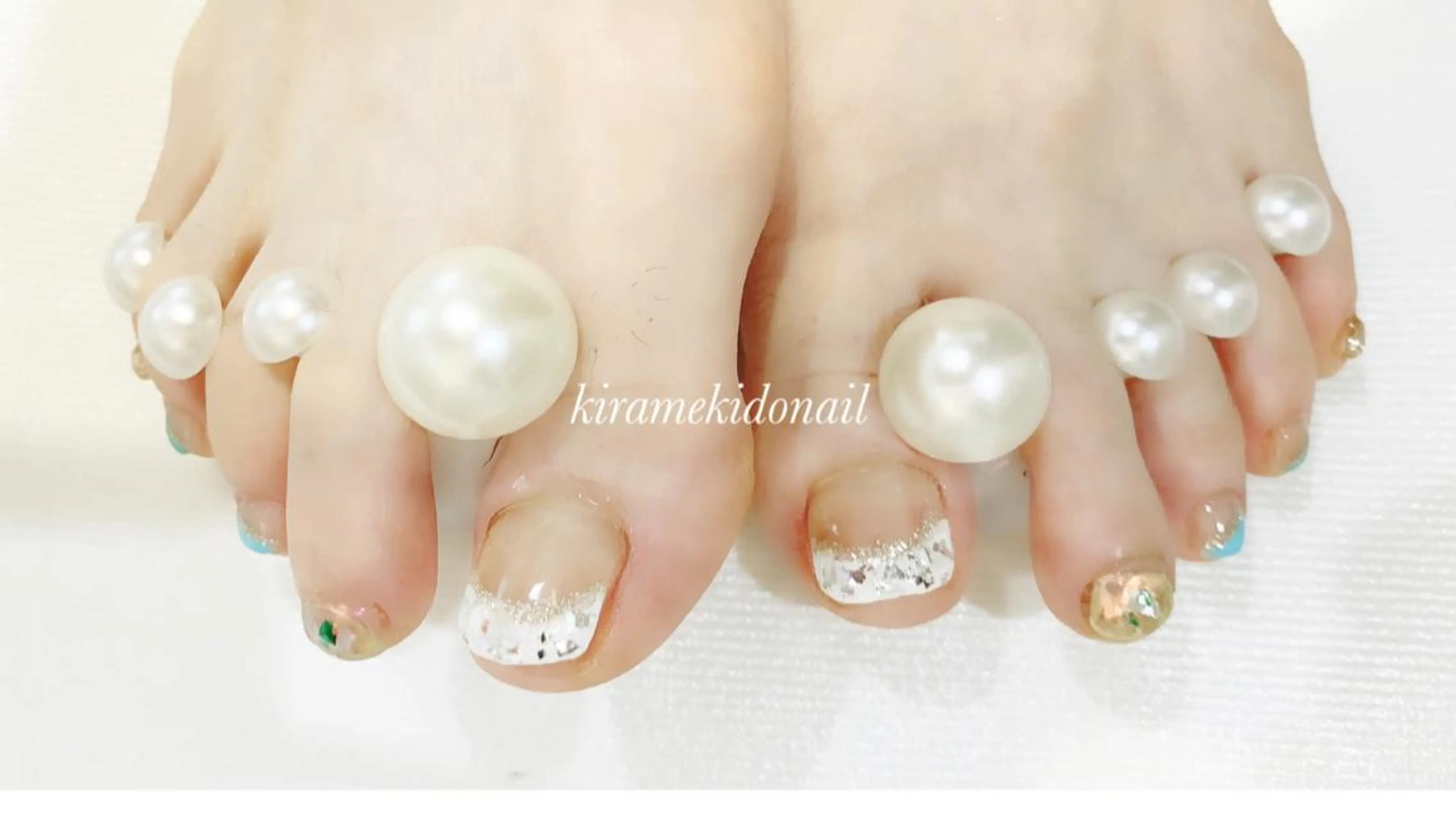 ネイル フットネイル kiramekido nail salon所属・林 禅のネイルデザイン