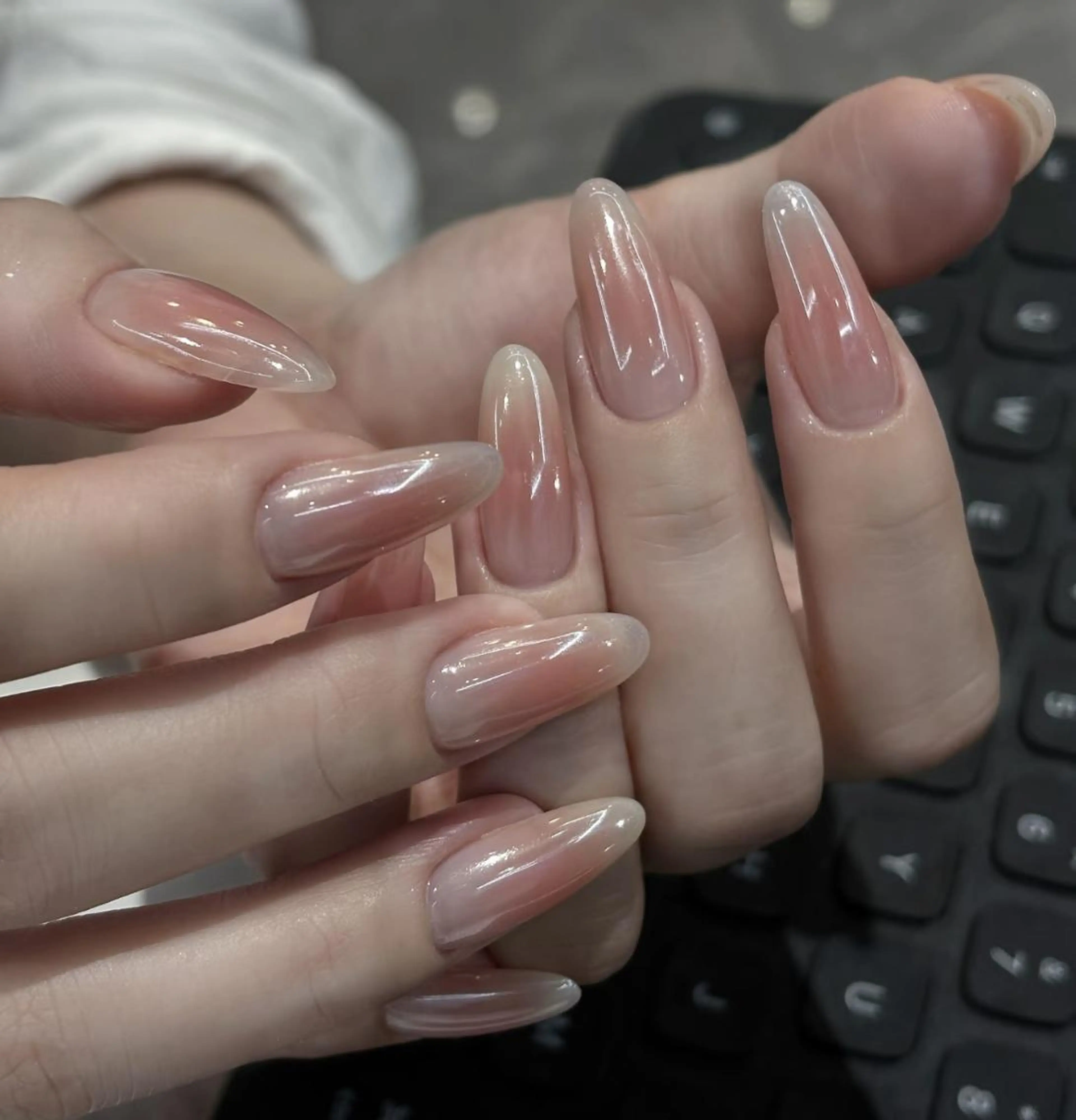 ネイル ハンドネイル ハンドケア 🍑 momo_nailのネイルデザイン