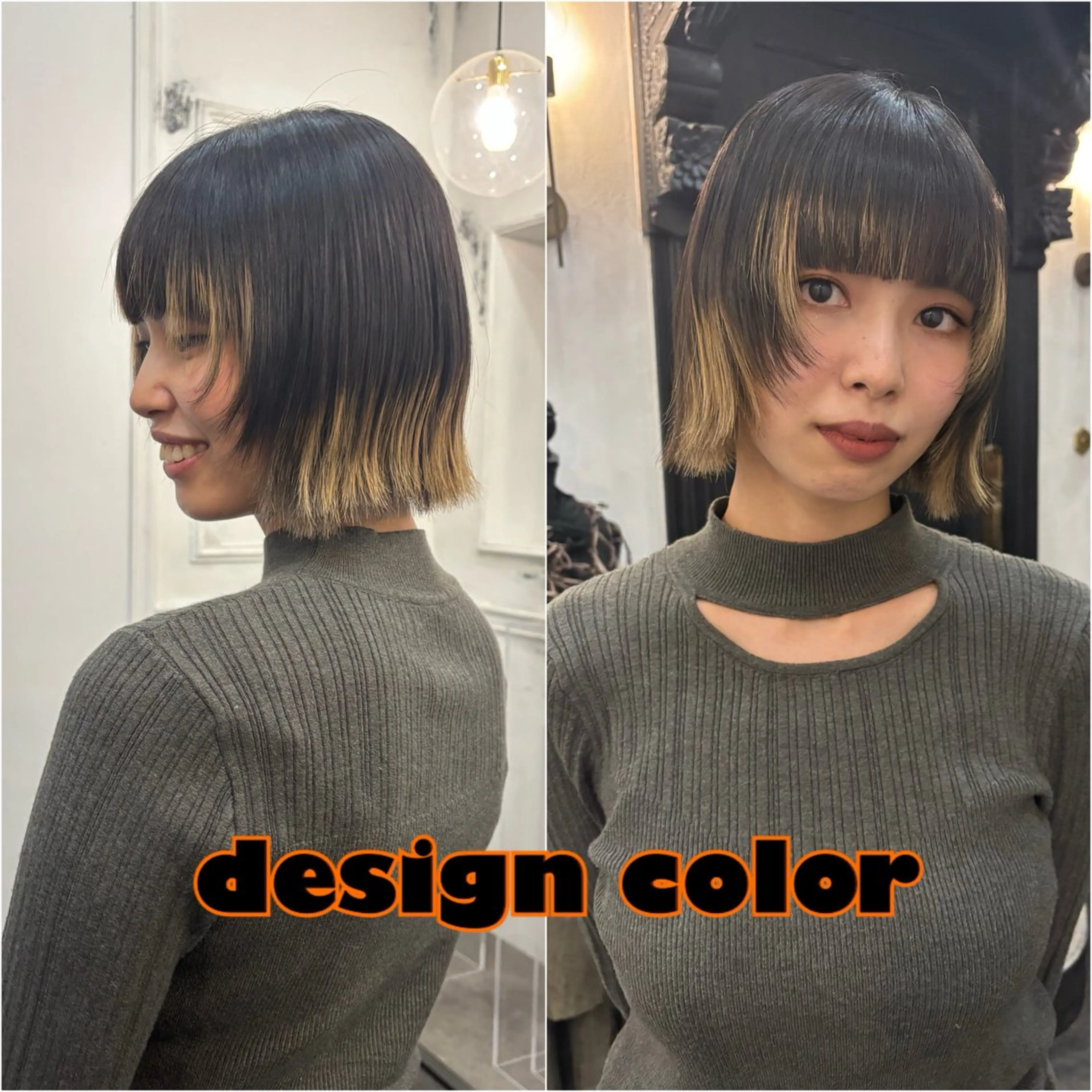 ミディアム ボブ 似合わせカット カット comeghead 琴音のヘアスタイル