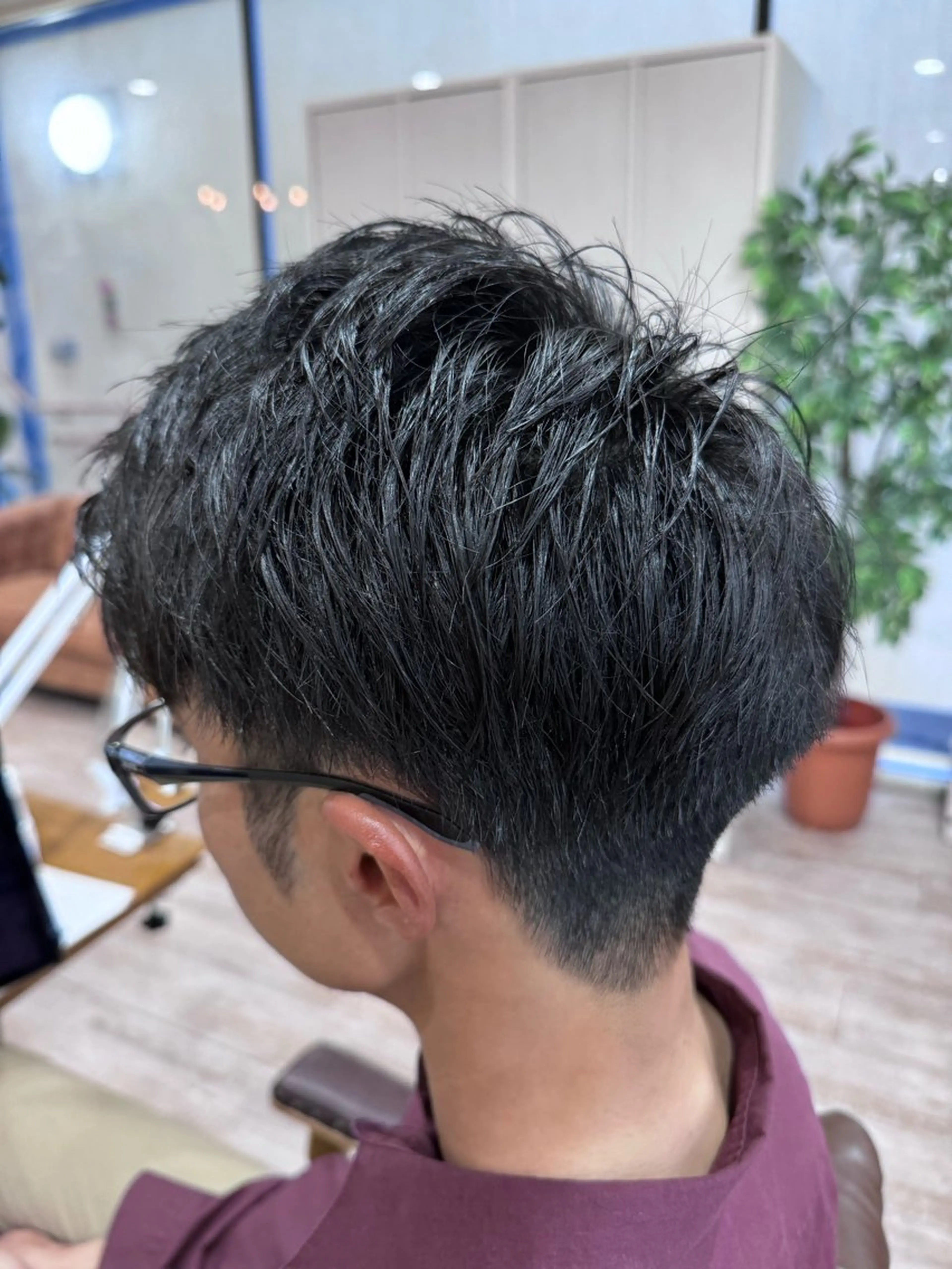 ショート メンズ ビジネス ショートヘア カット トリートメント ヘッドスパ 新越谷noble店長 松本拓也▶◀*.のヘアスタイル